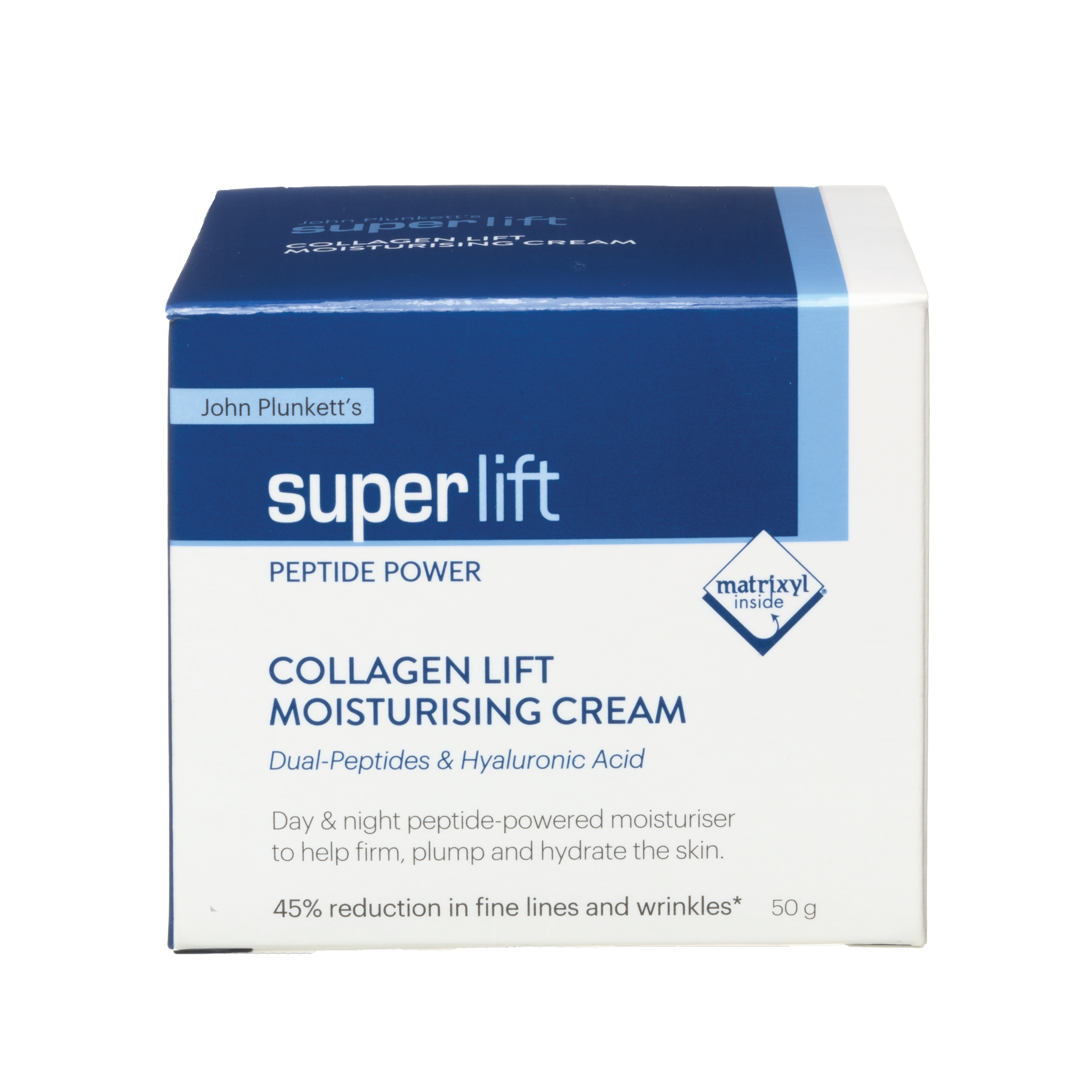 John Plunkett's SuperLift Collagen Lift Moisturising Cream 50g - Image 1