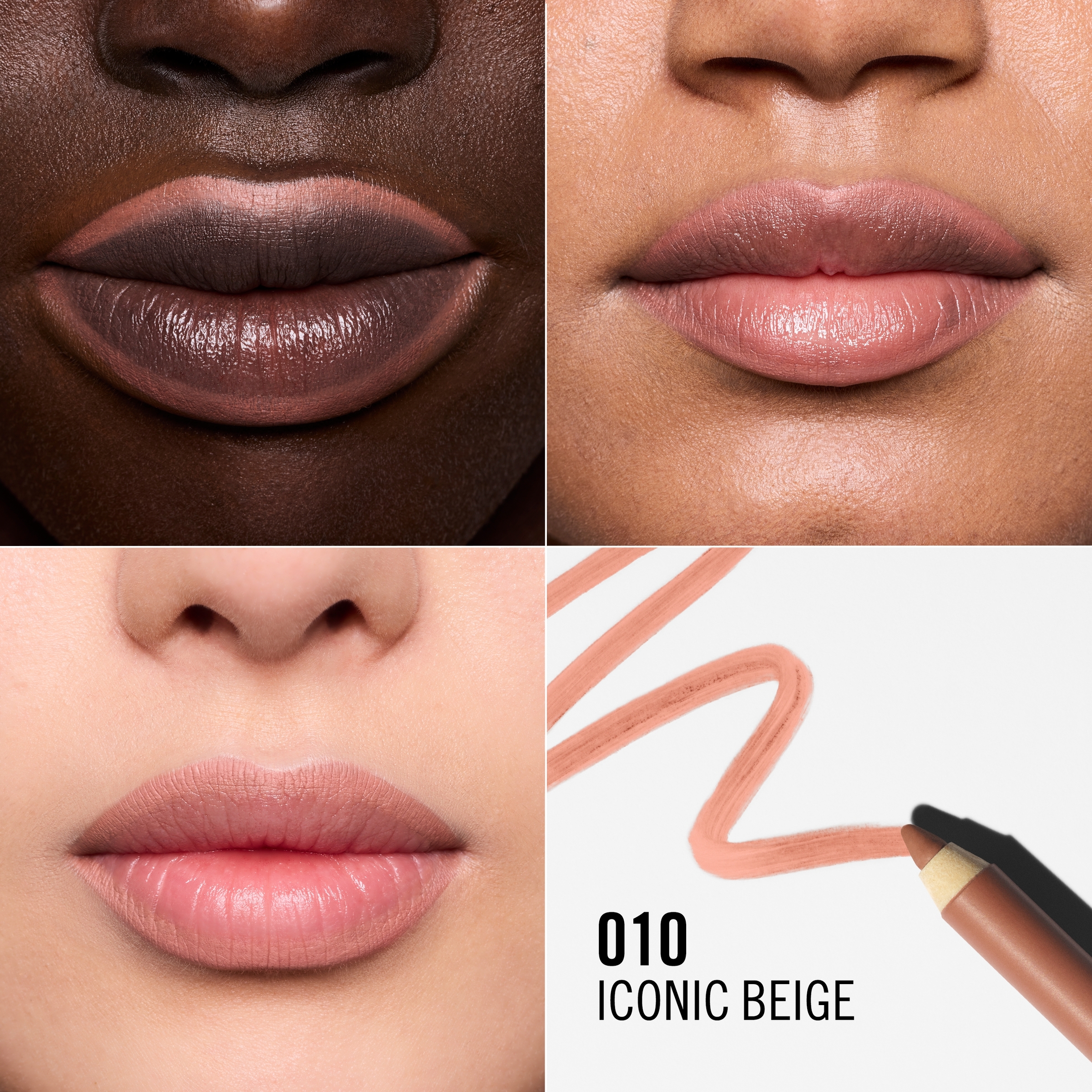Rimmel Oh My Plump Lip Liner Pencil Iconic Beige 010 - 1.2g - Image 2
