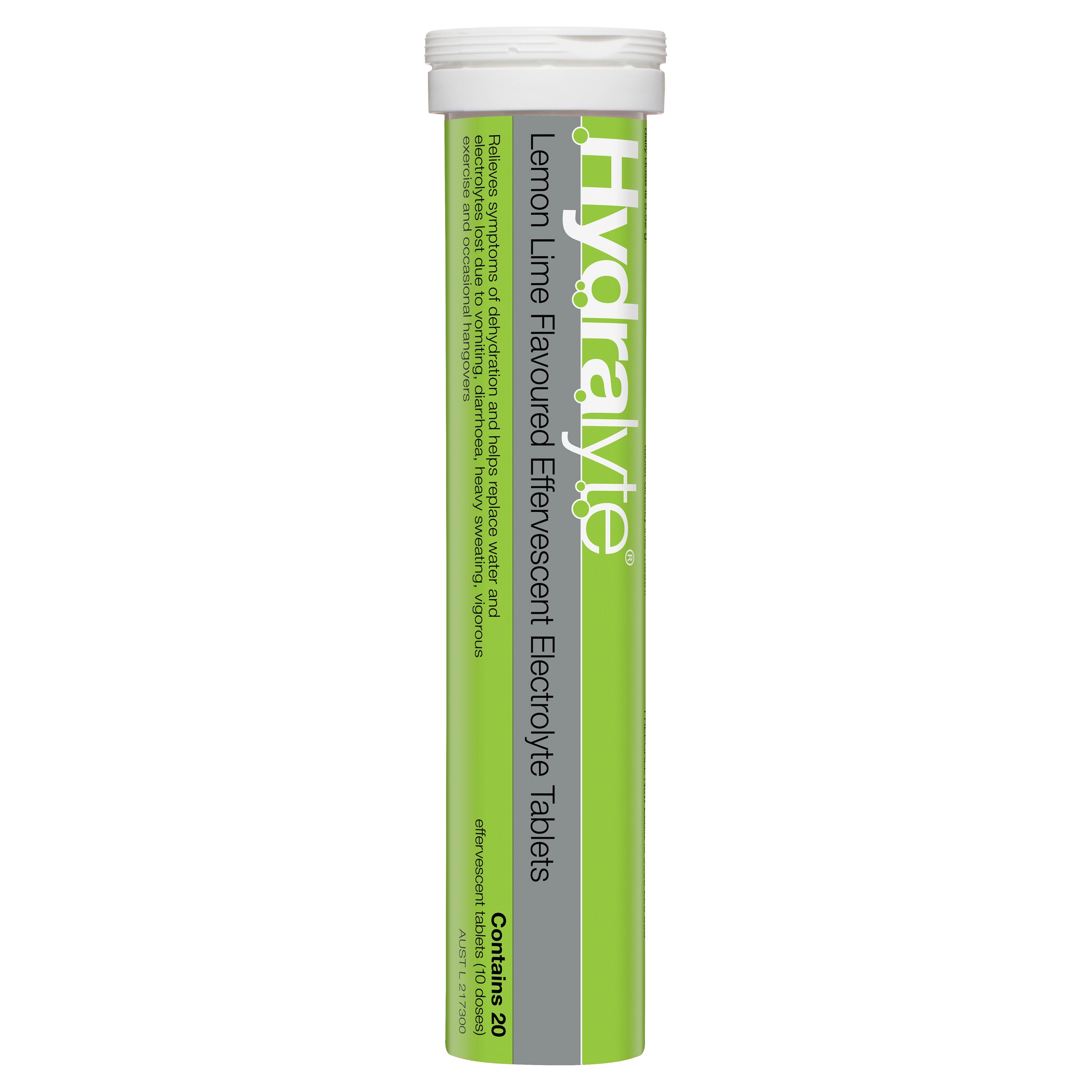Hydralyte Effervescent Lemon Lime 20 tablets - Image 10