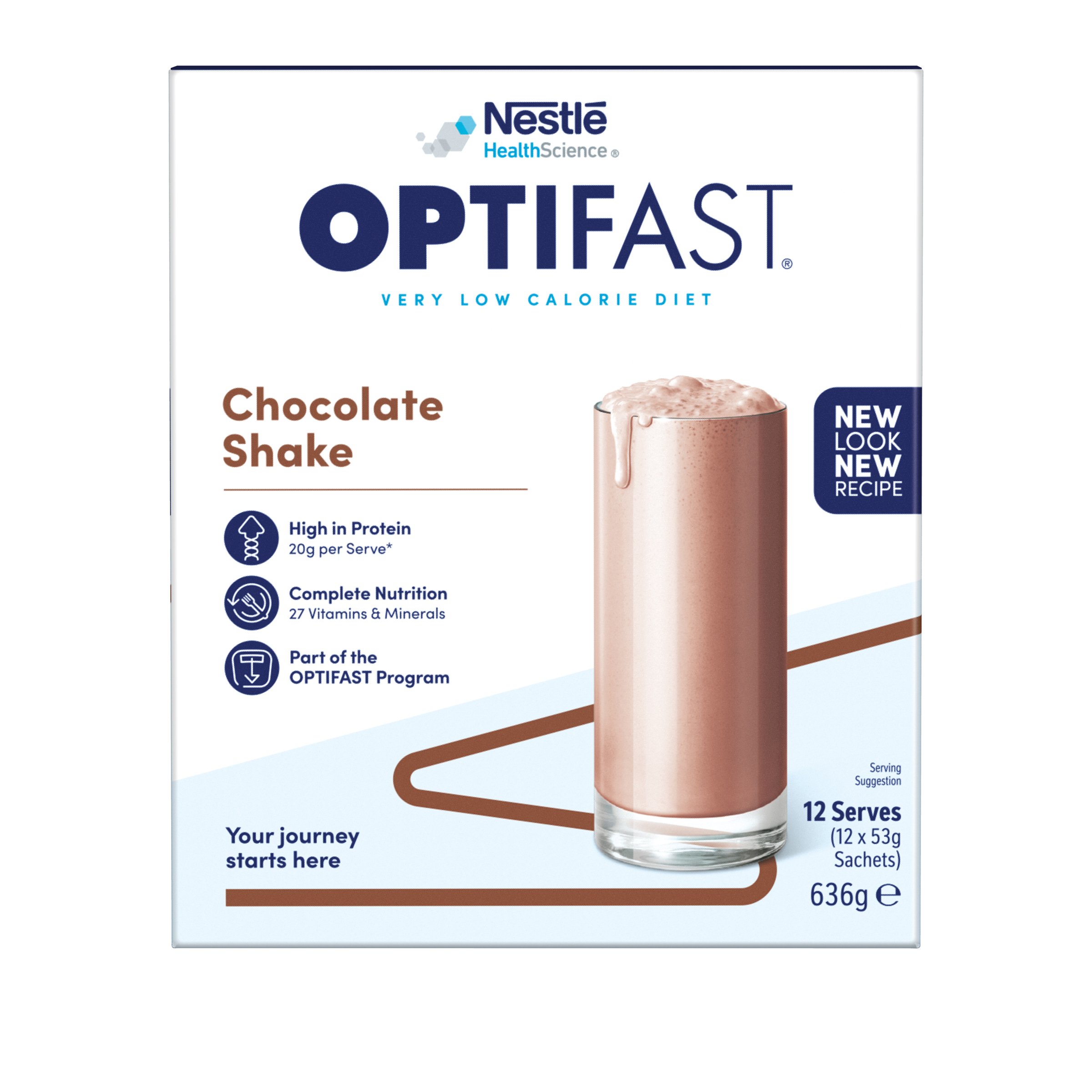 Optifast VLCD Shake Chocolate 12 pack - Image 1