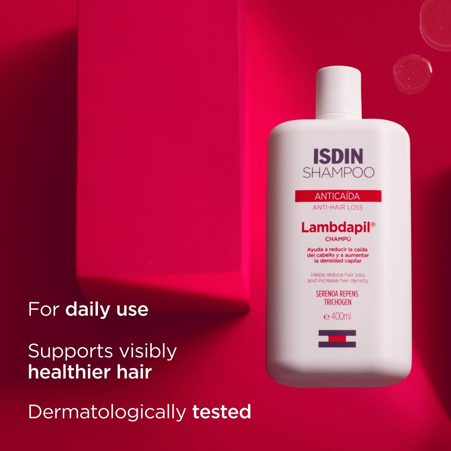 ISDIN Lambdapil Anti Hair Loss Shampoo 400ml - Image 6