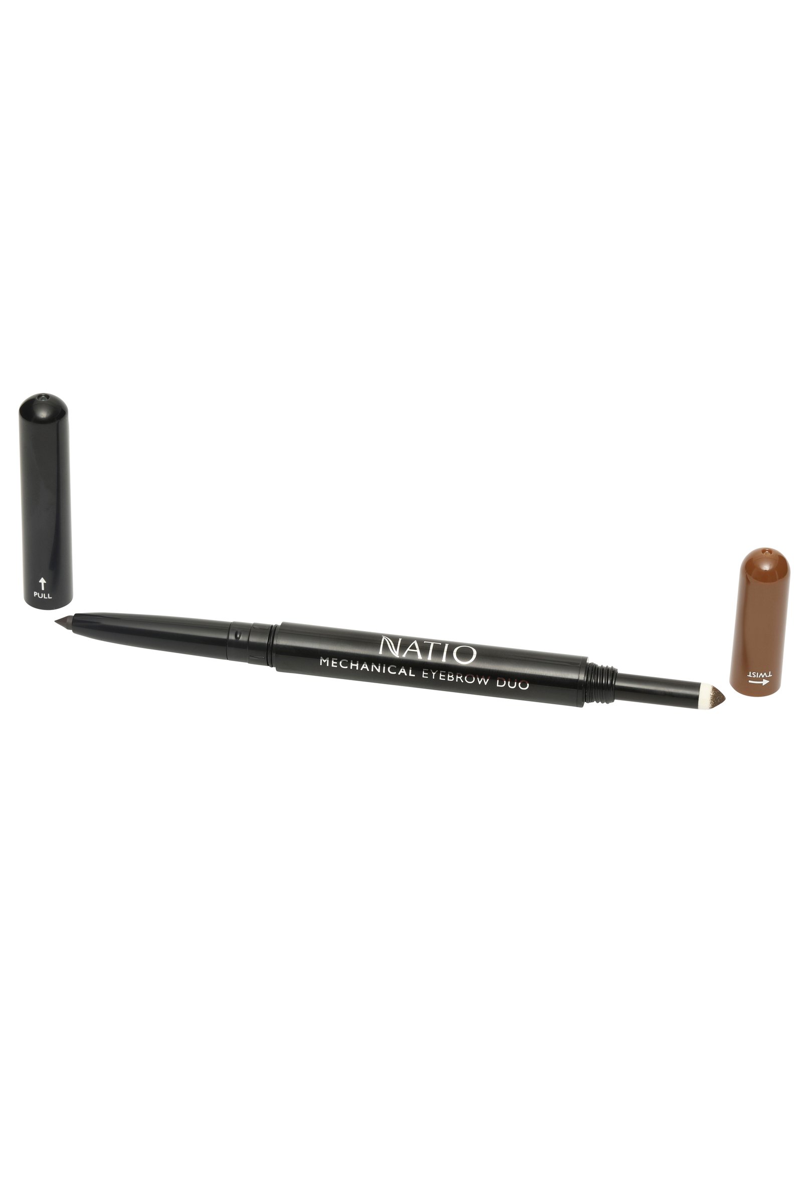 Natio Mechanical Eyebrow Duo Medium Brown 0.7g - Image 2