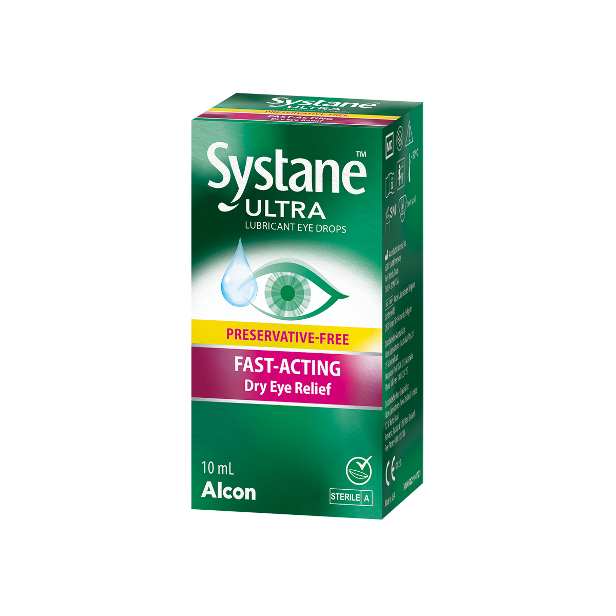 Systane Ultra Multi Dose Preservative Free Lubricant Eye Drops 10ml - Image 4