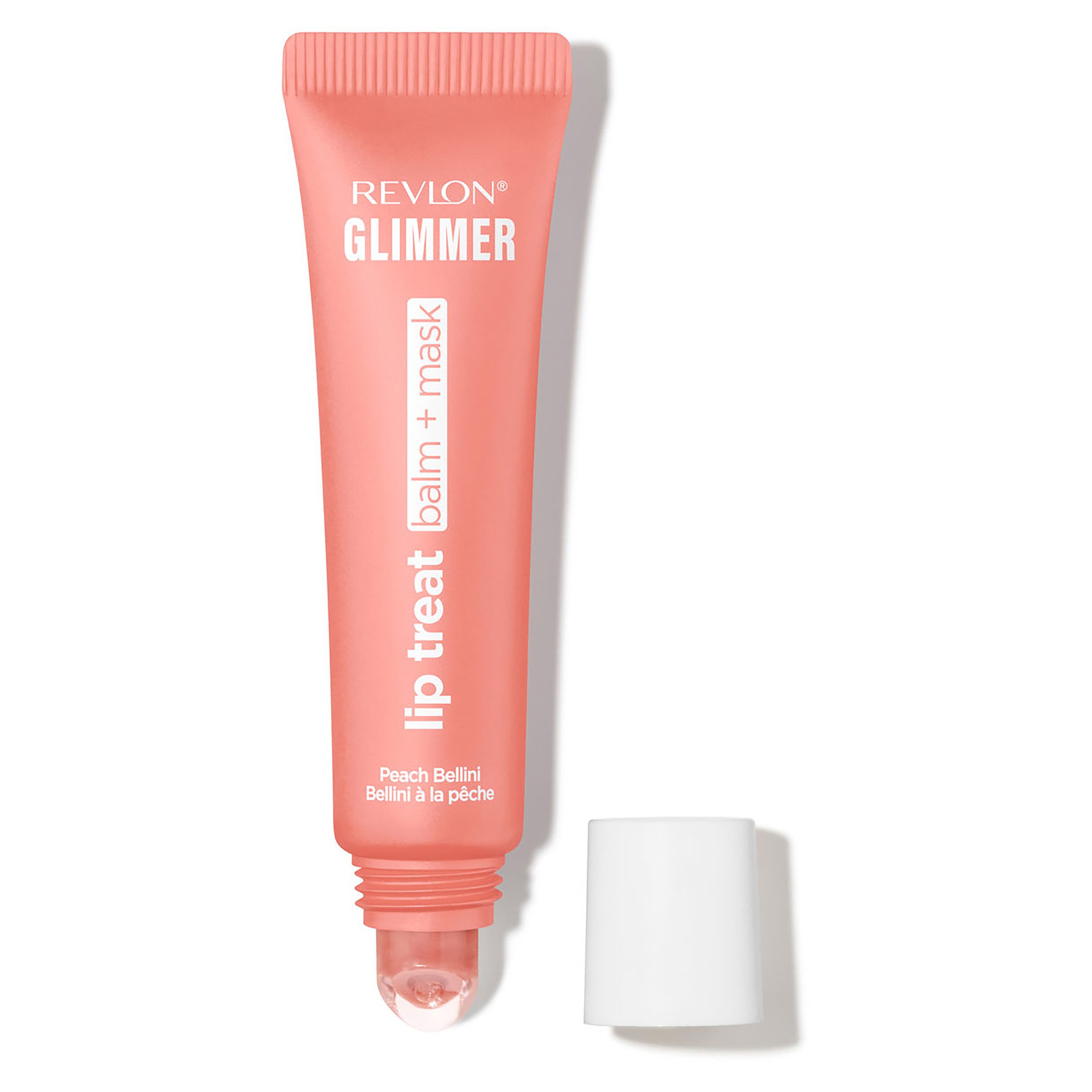 Revlon Glimmer Lip Treat Balm + Mask Peach Bellini 12ml - Image 4