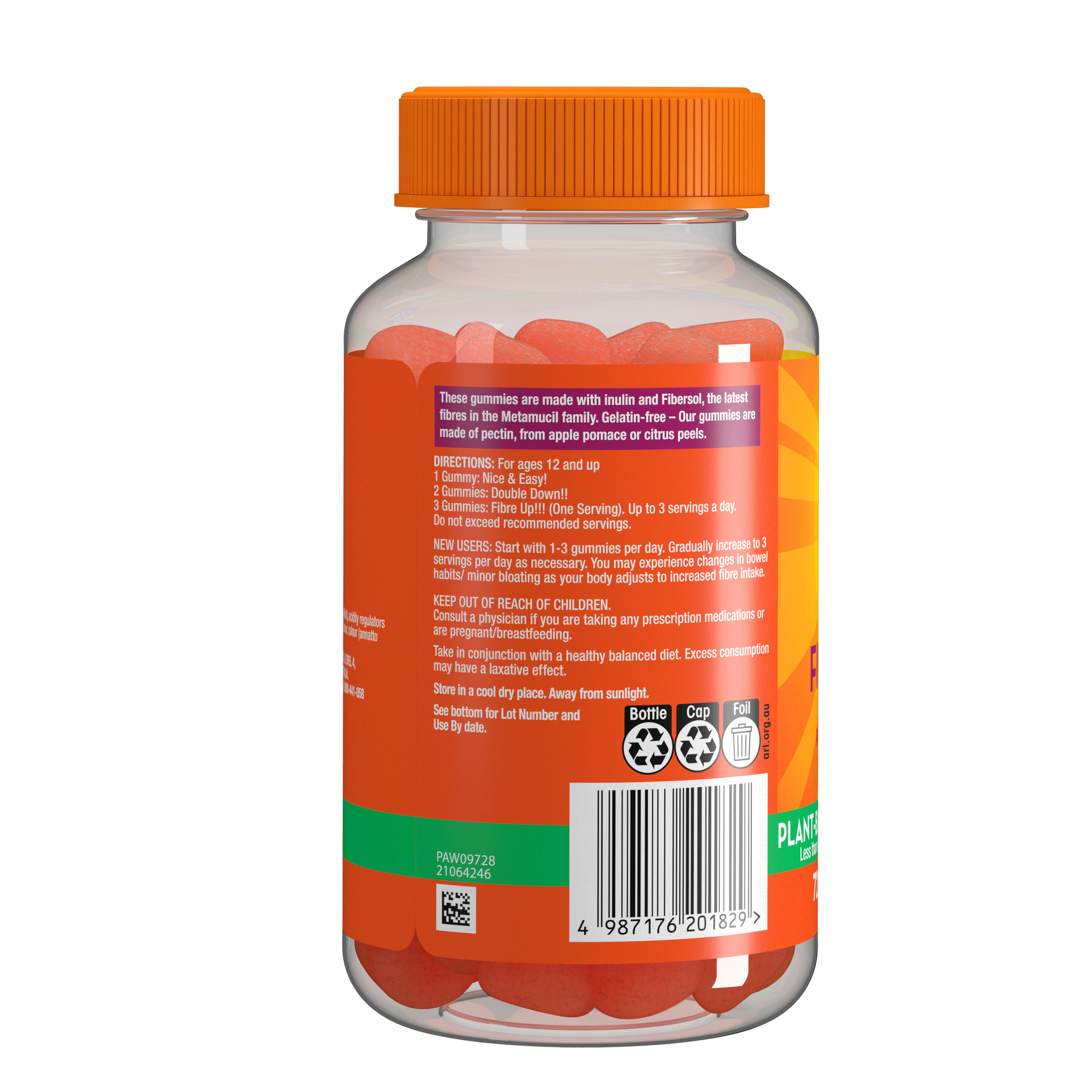 Metamucil Fibre Gummies 72 each - Image 2