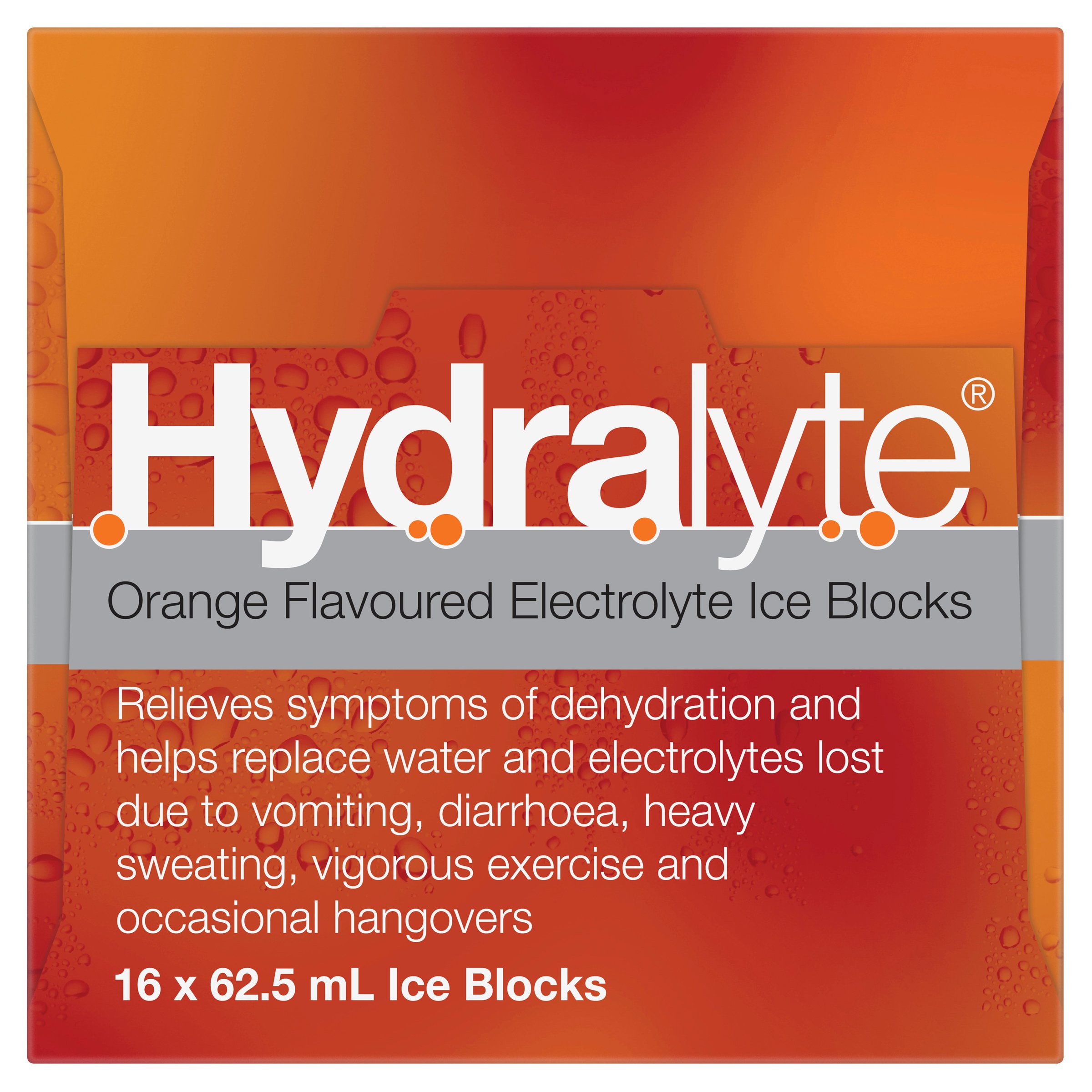 Hydralyte Ice Block Orange Flavoured 16 pack - Image 5