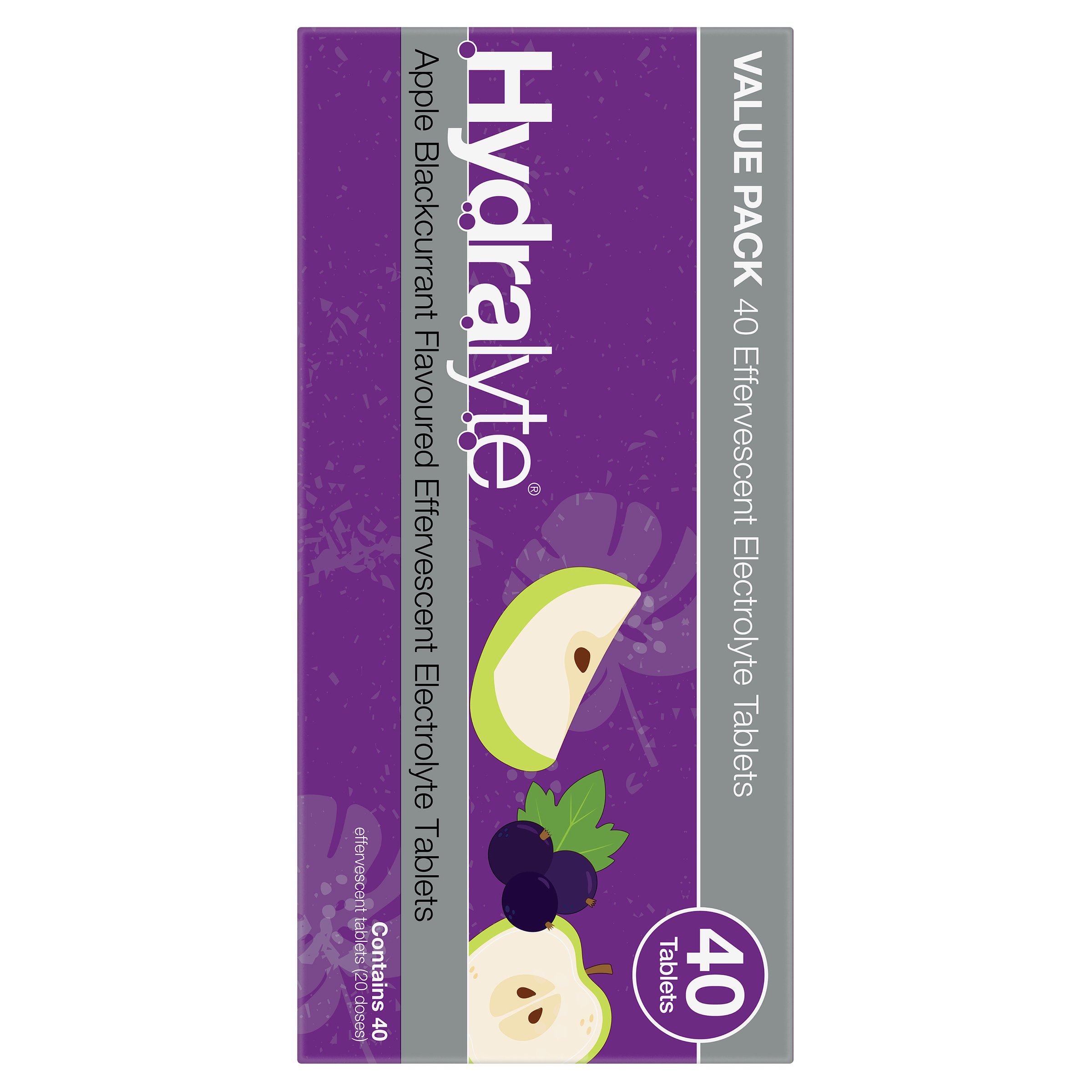 Hydralyte Effervescent Apple/Blackcurrant 40 tablets - Image 13