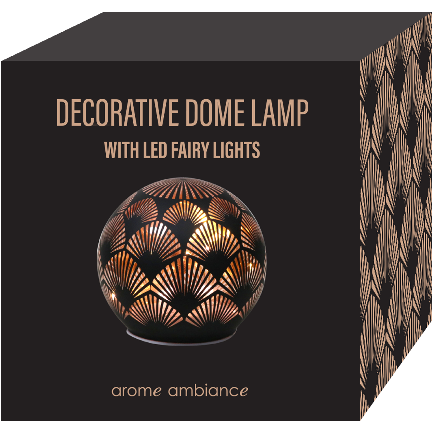 Arome Ambiance Dome Lamp Jet Black 1 each - Image 1