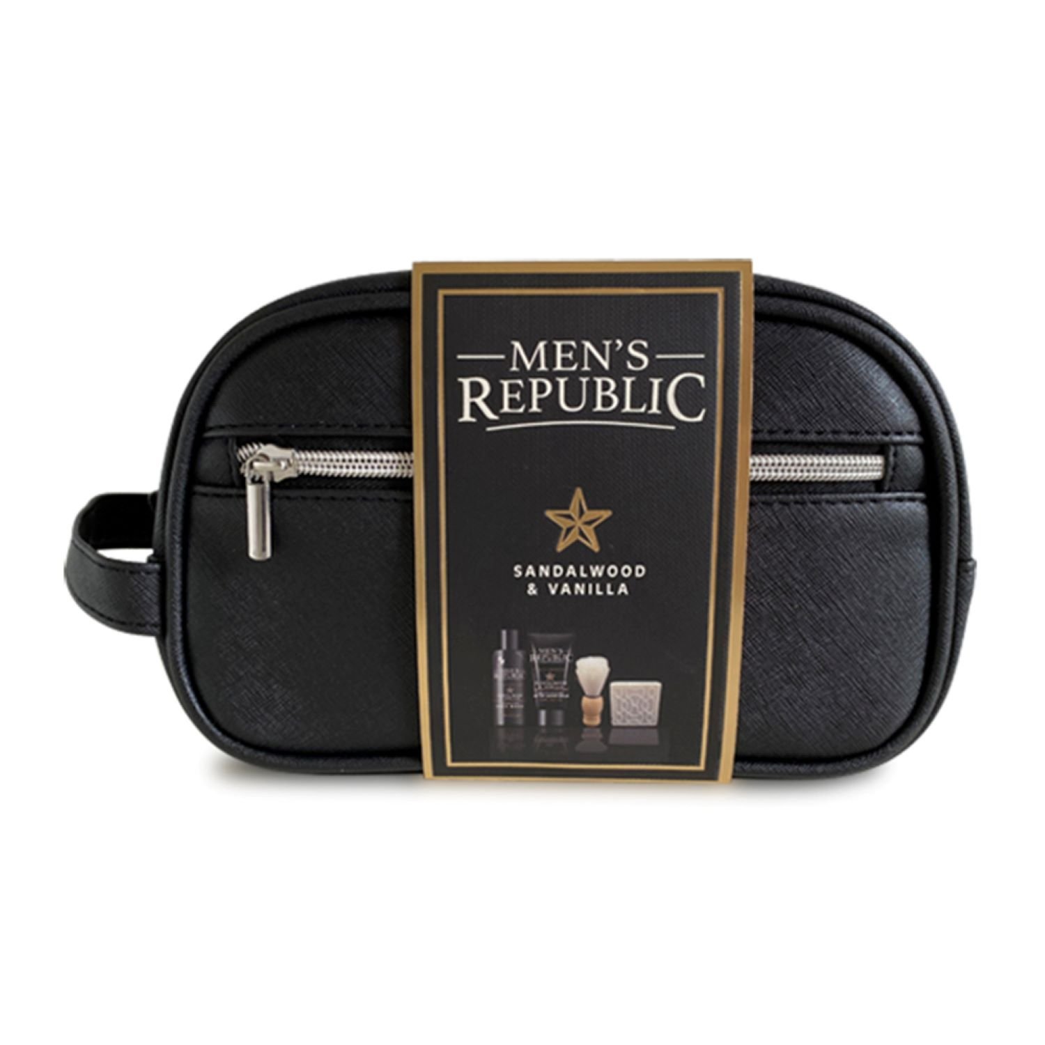 Men's Republic Grooming Kit Cleansing in Toiletry Bag 4 piece - Image 2