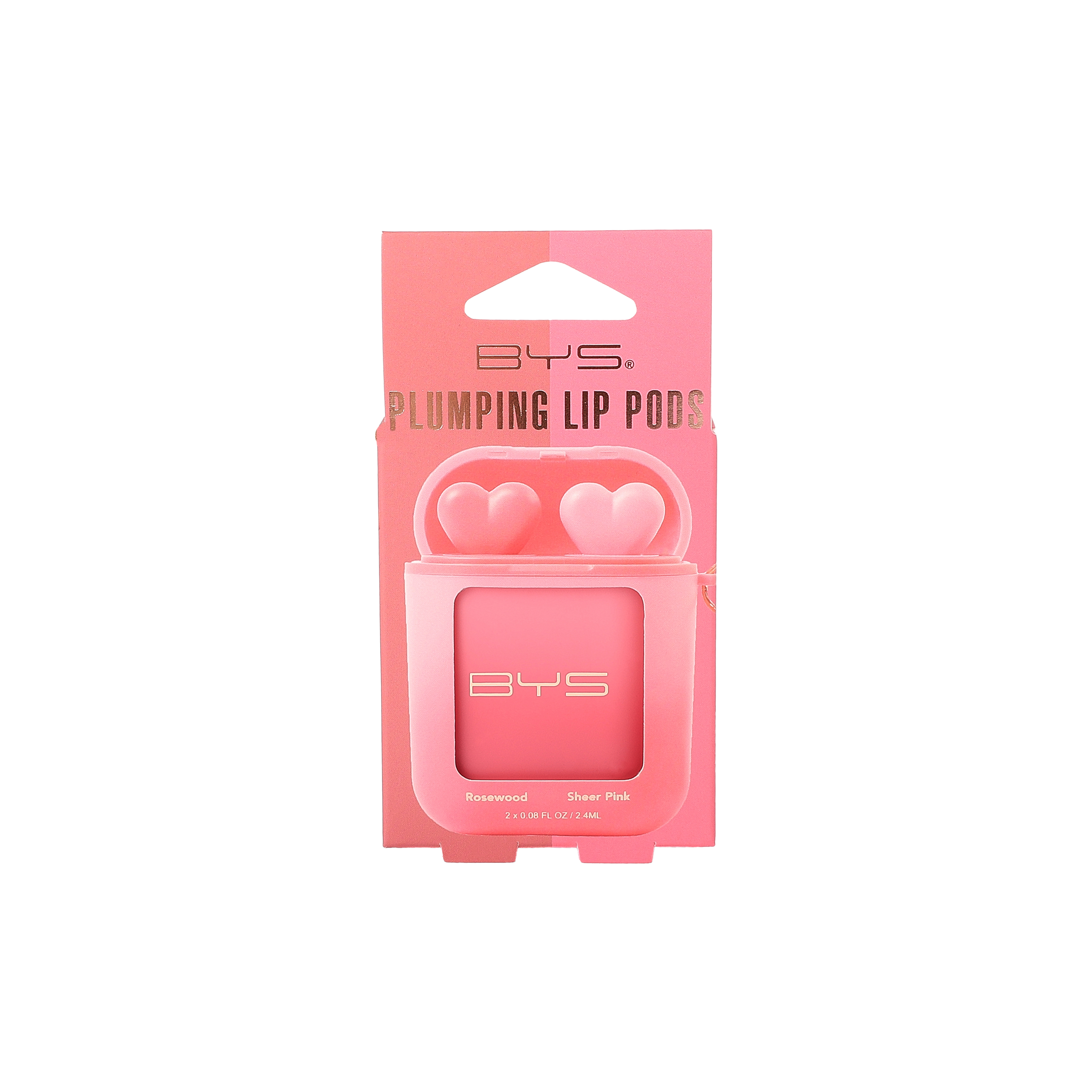 BYS Plumping Lip Pods Duo Rosewood & Sheer 1 each - Image 1