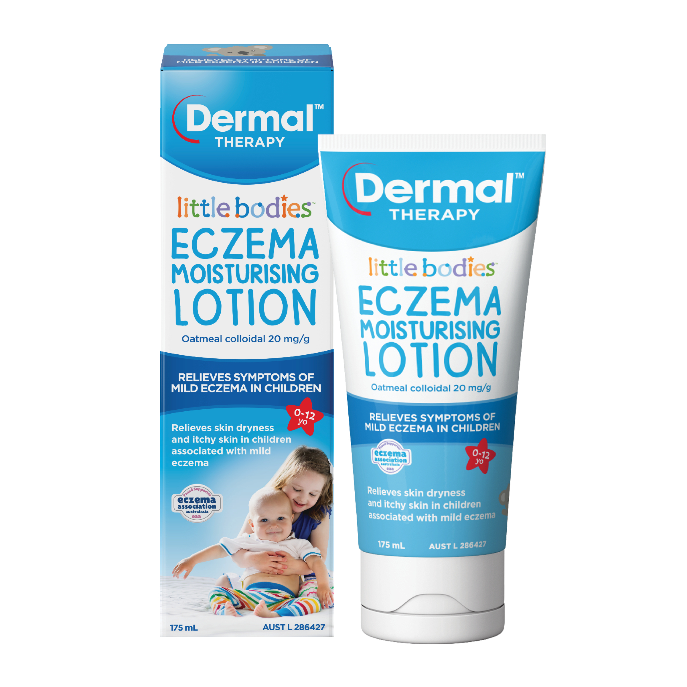 Dermal Therapy Little Bodies Eczema Moisturising Lotion Tube 175ml - Image 2