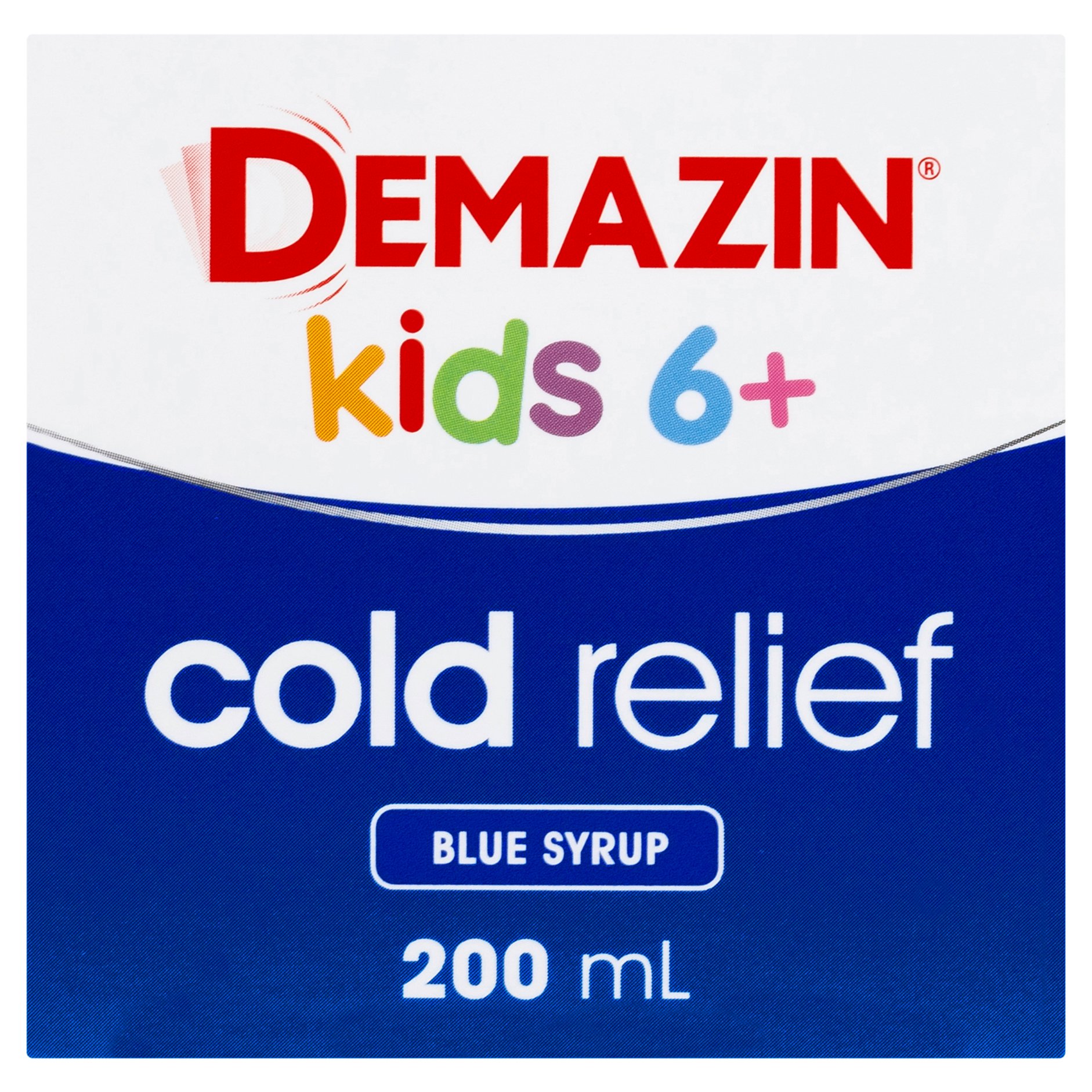 Demazin Cold Relief Blue Syrup 6 Years - Adult 200ml - Image 4