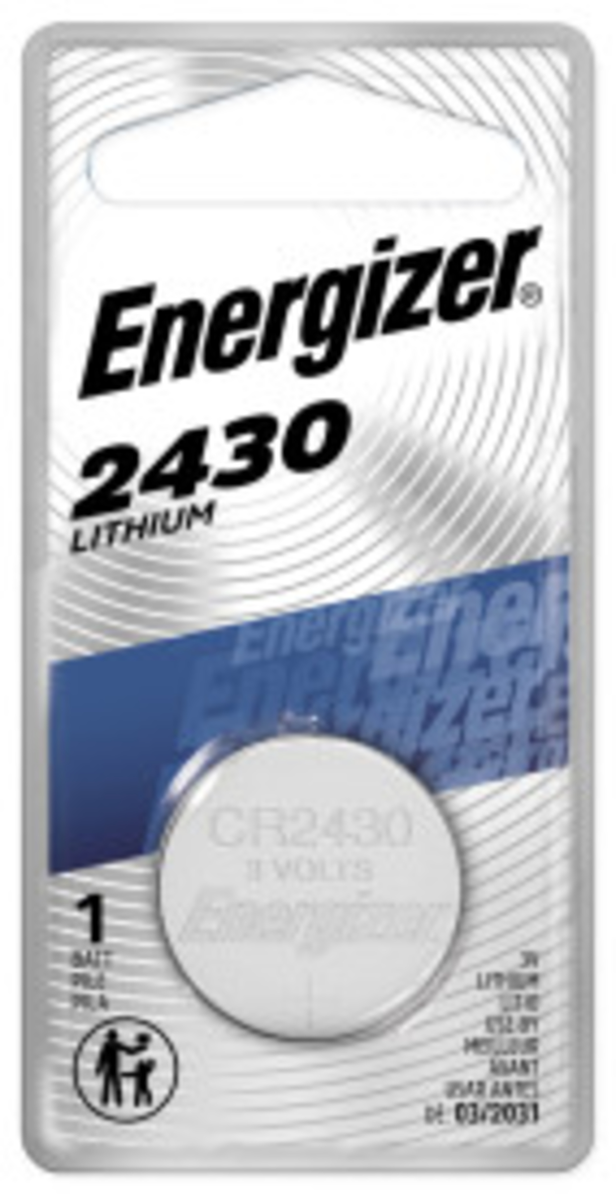 Energizer Lithium Battery ECR 2430 BP-1 - 1 pack