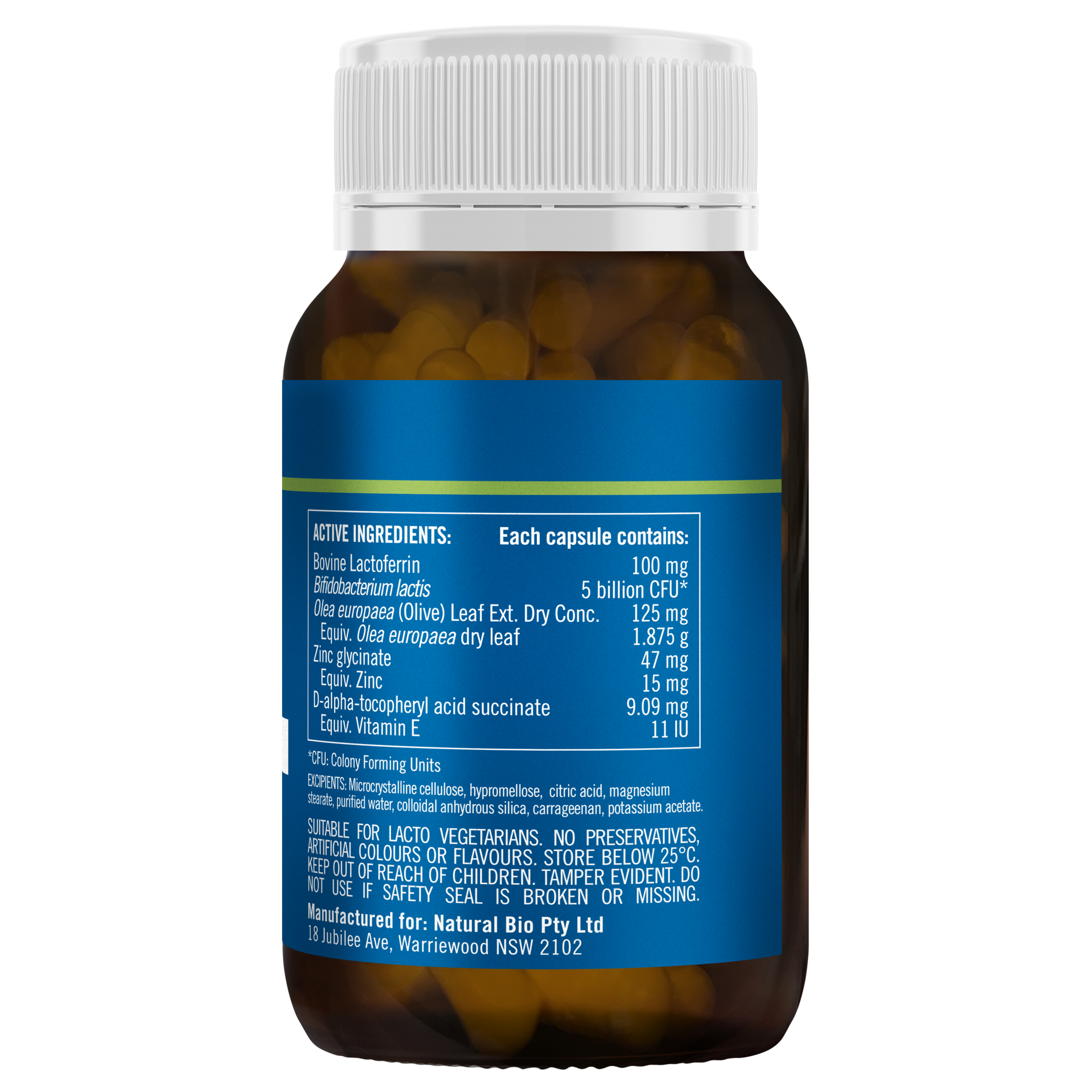 Bioglan Medlab Lactoferrin Enhanced 30 capsules - Image 2