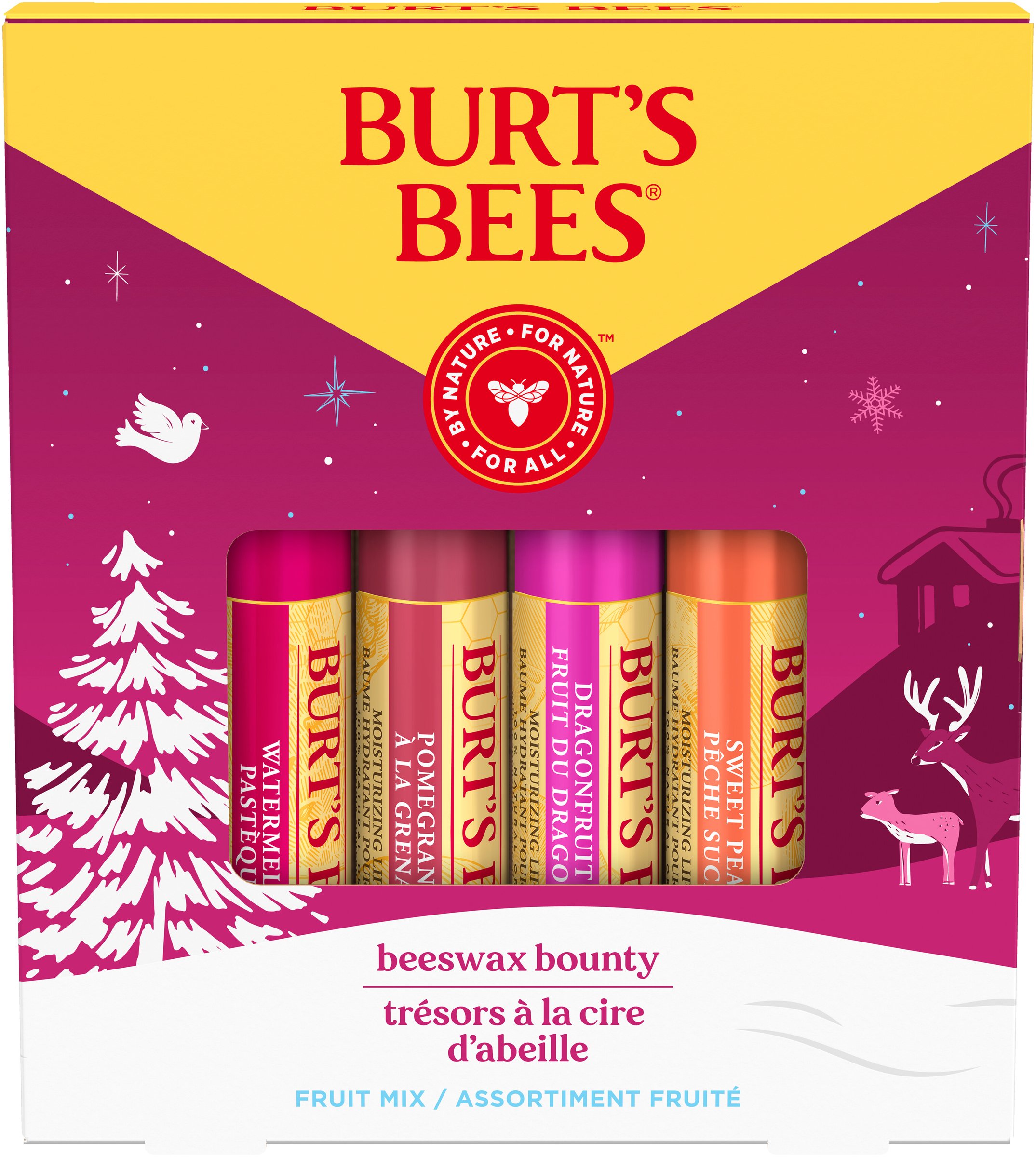 Burt's Bees Beeswax Bounty Fruit Mix Lip Balm 63.5g