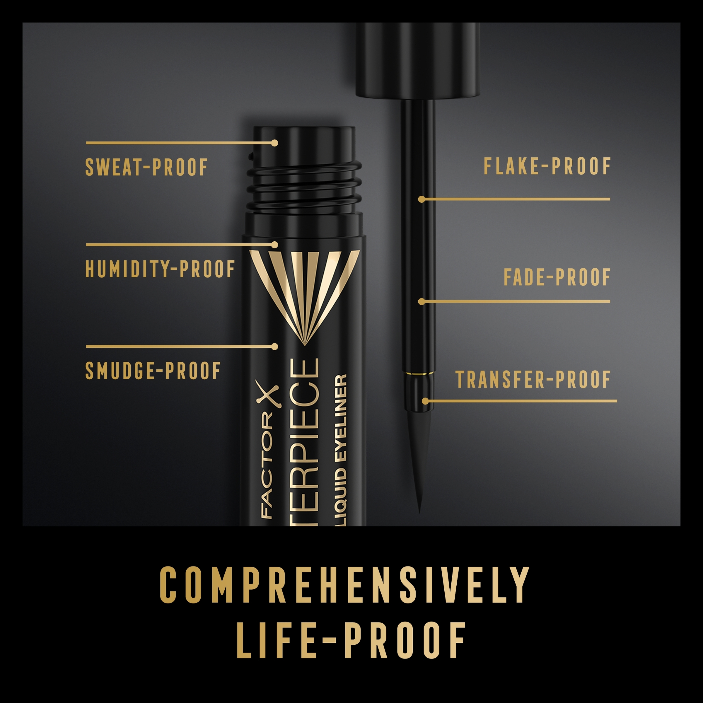 Max Factor Masterpiece Liquid Eyeliner Charcoal 30ml - Image 5