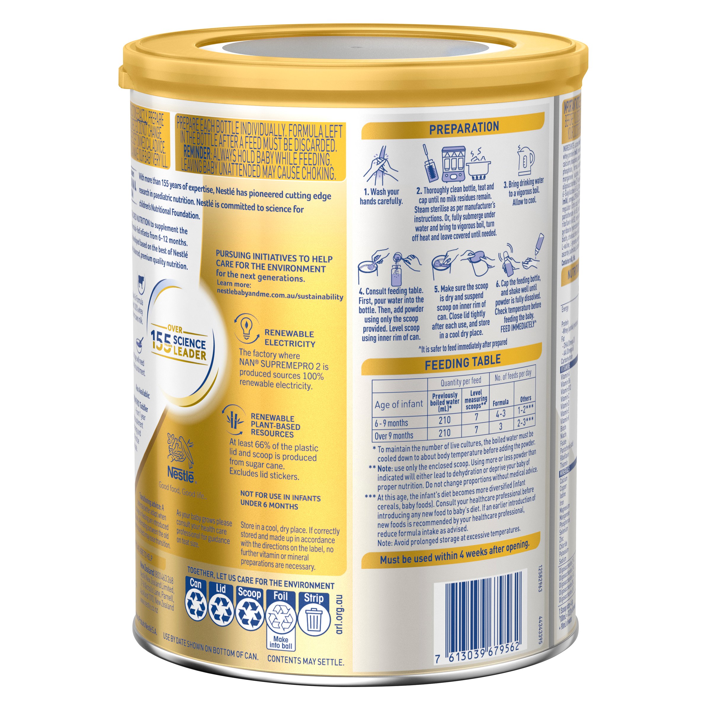 Nestle NAN SUPREMEpro Stage 2 - 800g - Image 2