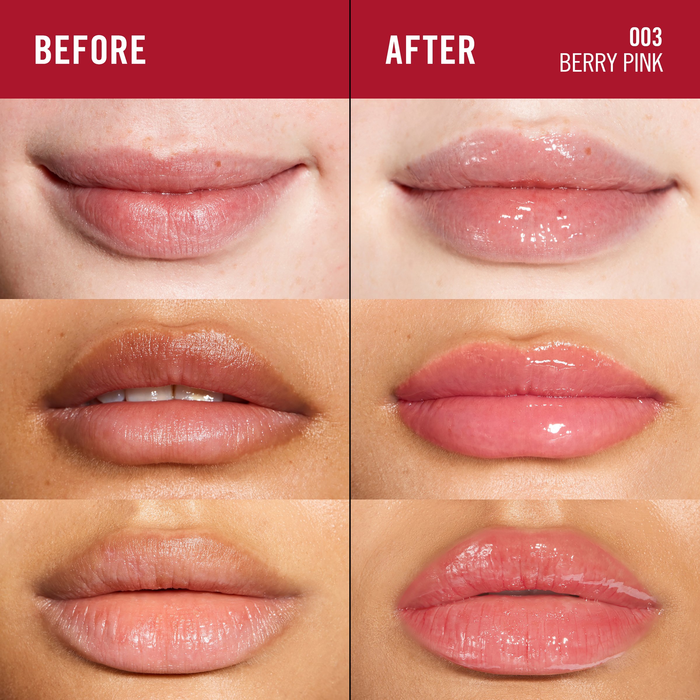 Rimmel Oh My Gloss! Lip Oil 003 Berry Pink 4.5ml - Image 3