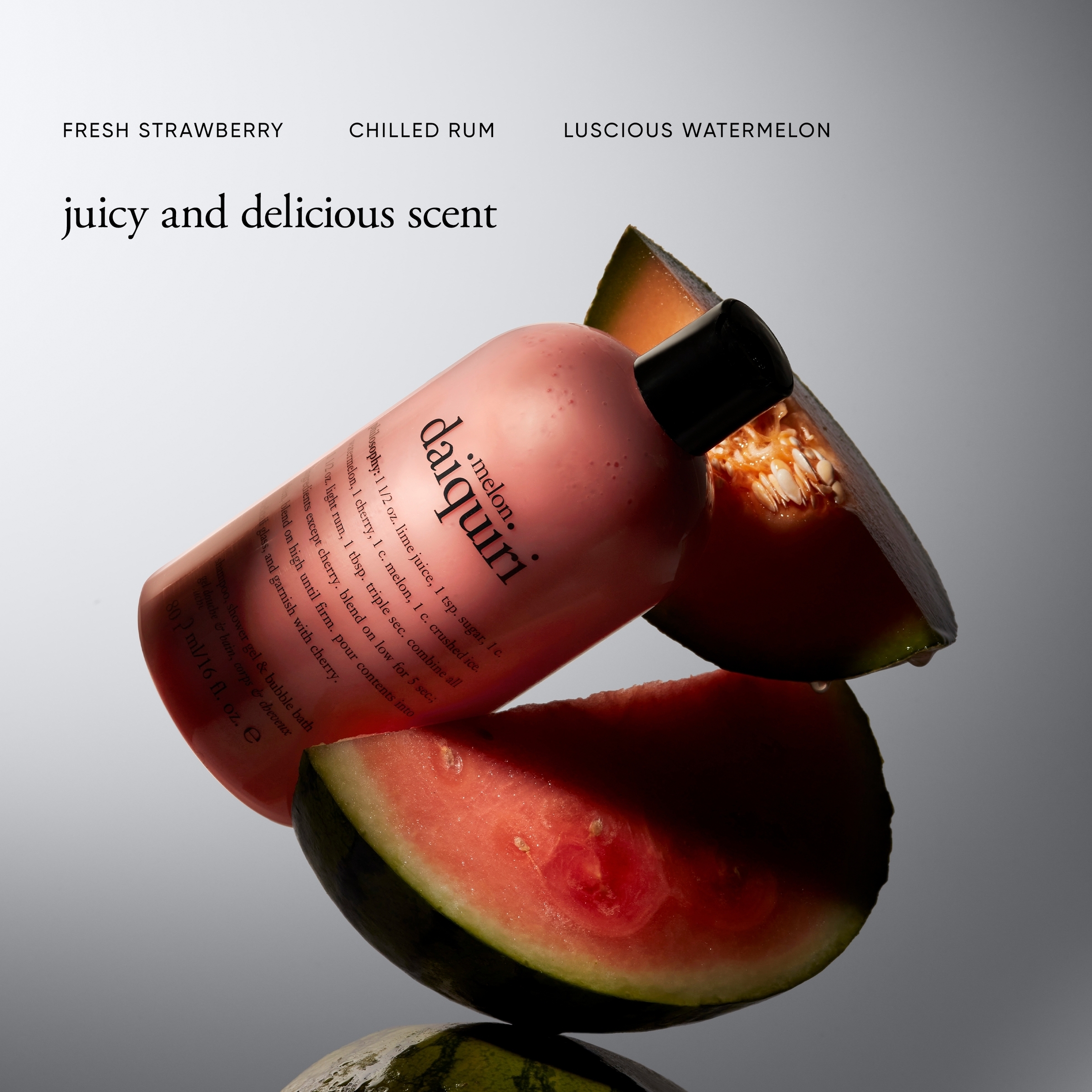 Philosophy Melon Daiquiri Shampoo, Bath And Shower Gel 480ml - Image 3