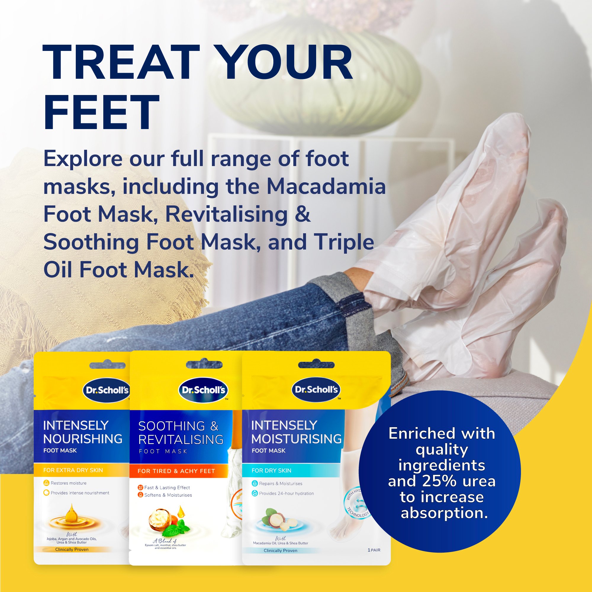 Scholl PediMask Dry Skin 1 pair - Image 5