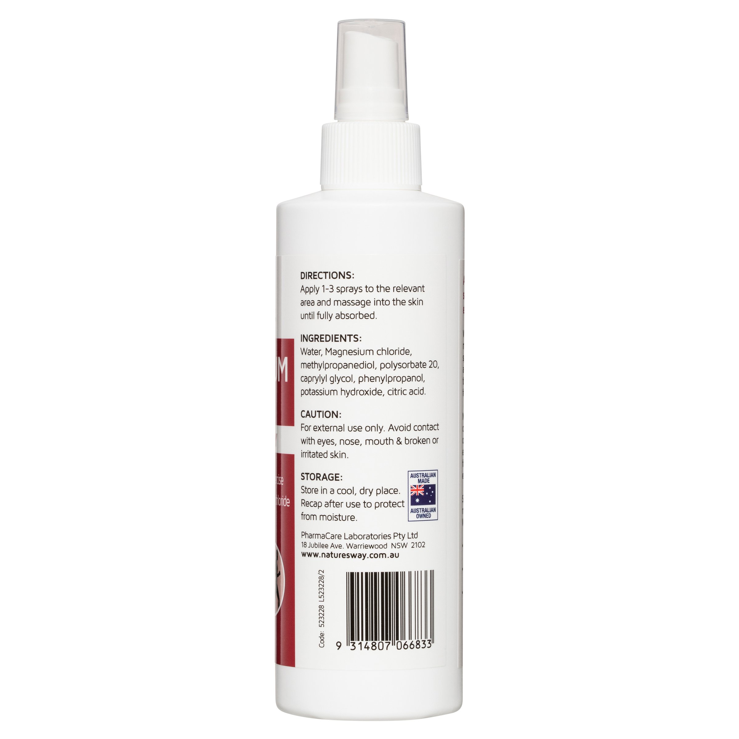 Nature's Way Magnesium Oil 250ml - Image 2