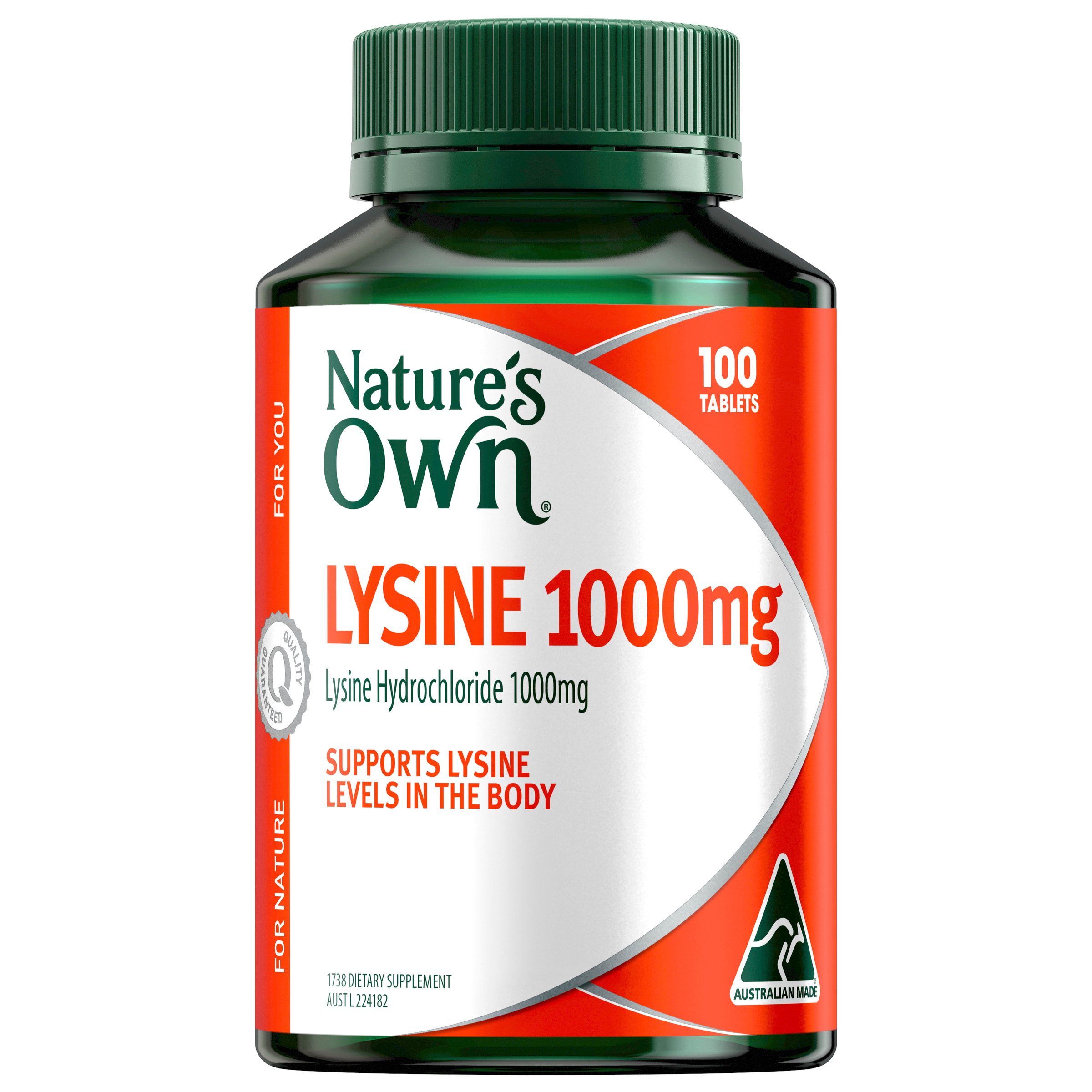 Nature's Own Double Strength Cold Sore Relief 100 tablets - Image 1
