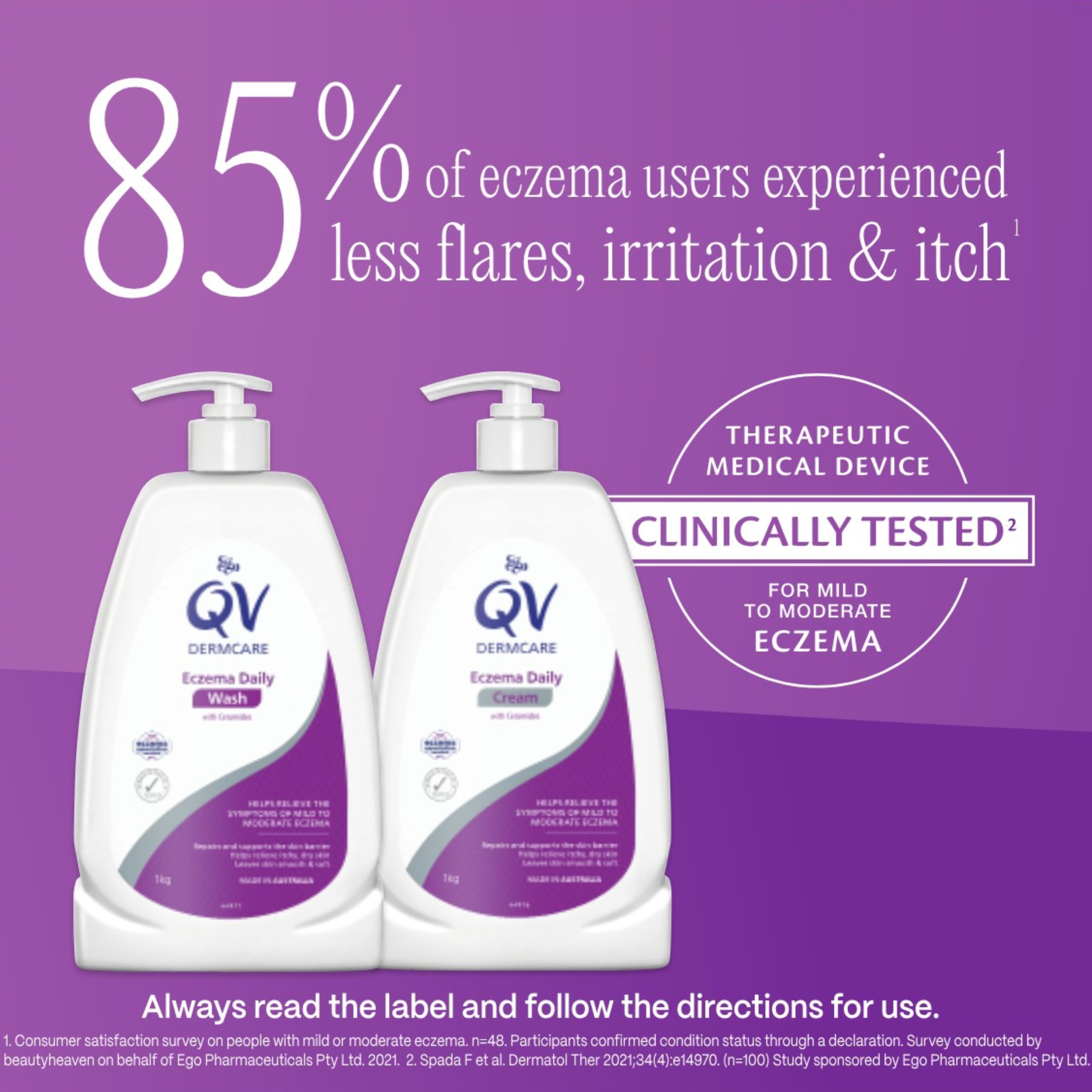 Ego QV Dermcare Eczema Daily Cream 1 kg - Image 5