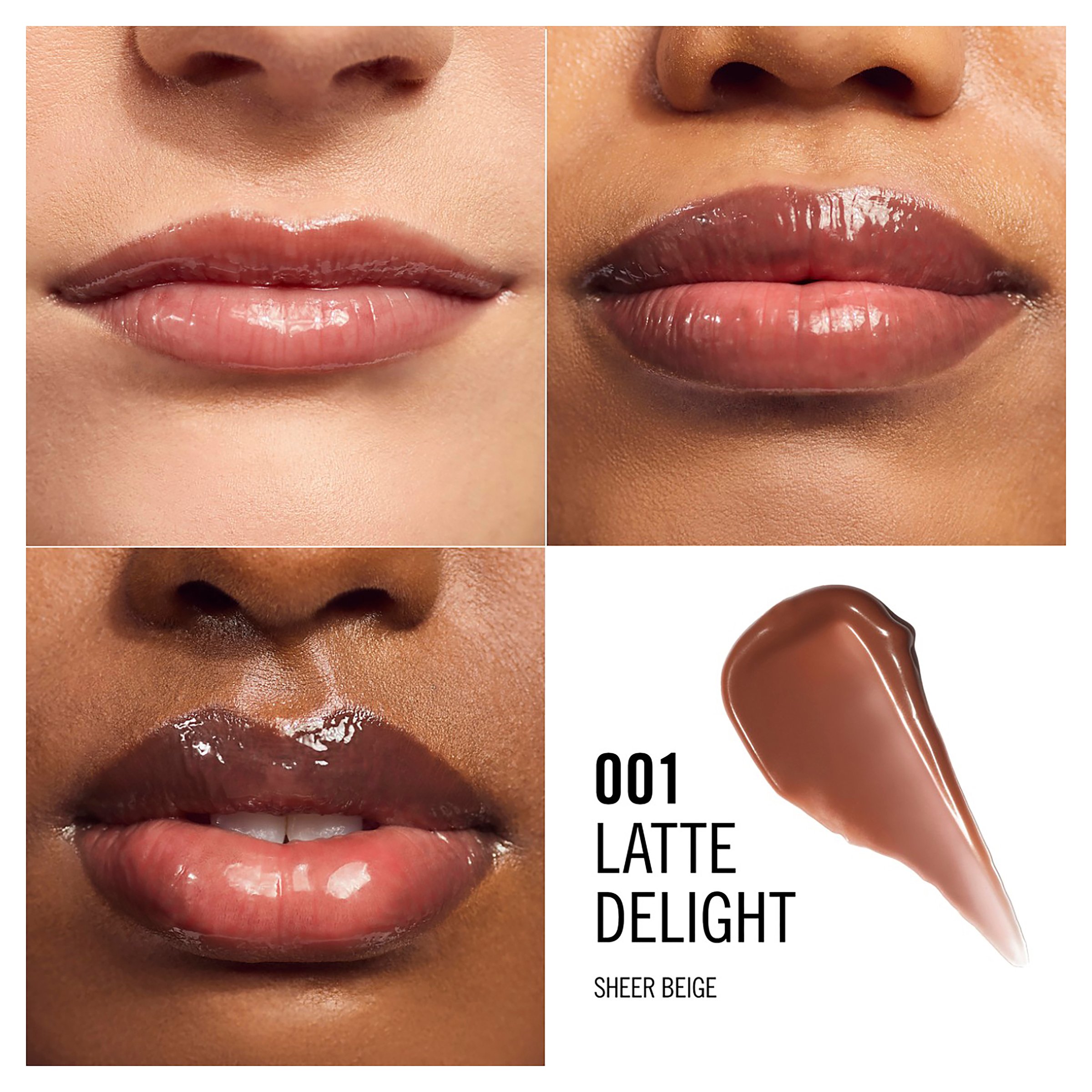 Rimmel Oh Mygloss! Butter Me Up Lip Butter Balm Latte Delight 001 - 15ml - Image 3