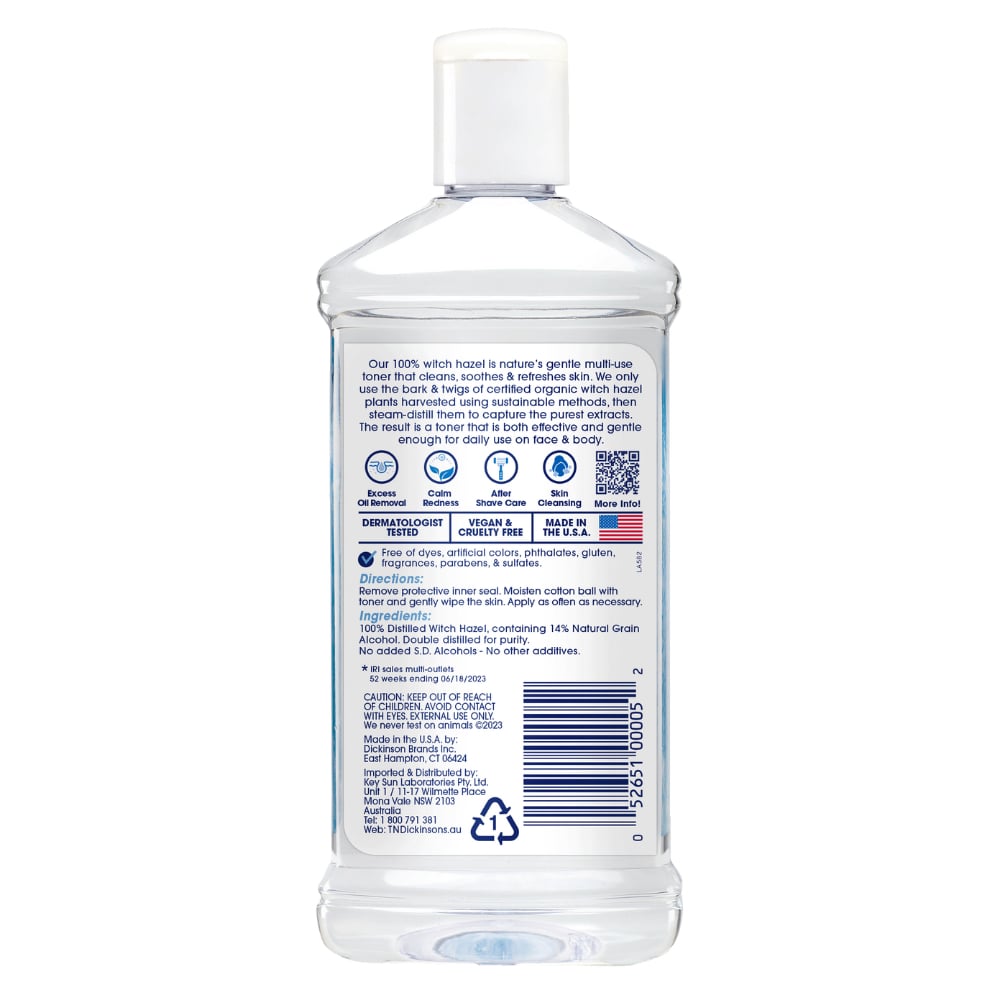 TN Dickinson's Witch Hazel Toner 240ml - Image 2