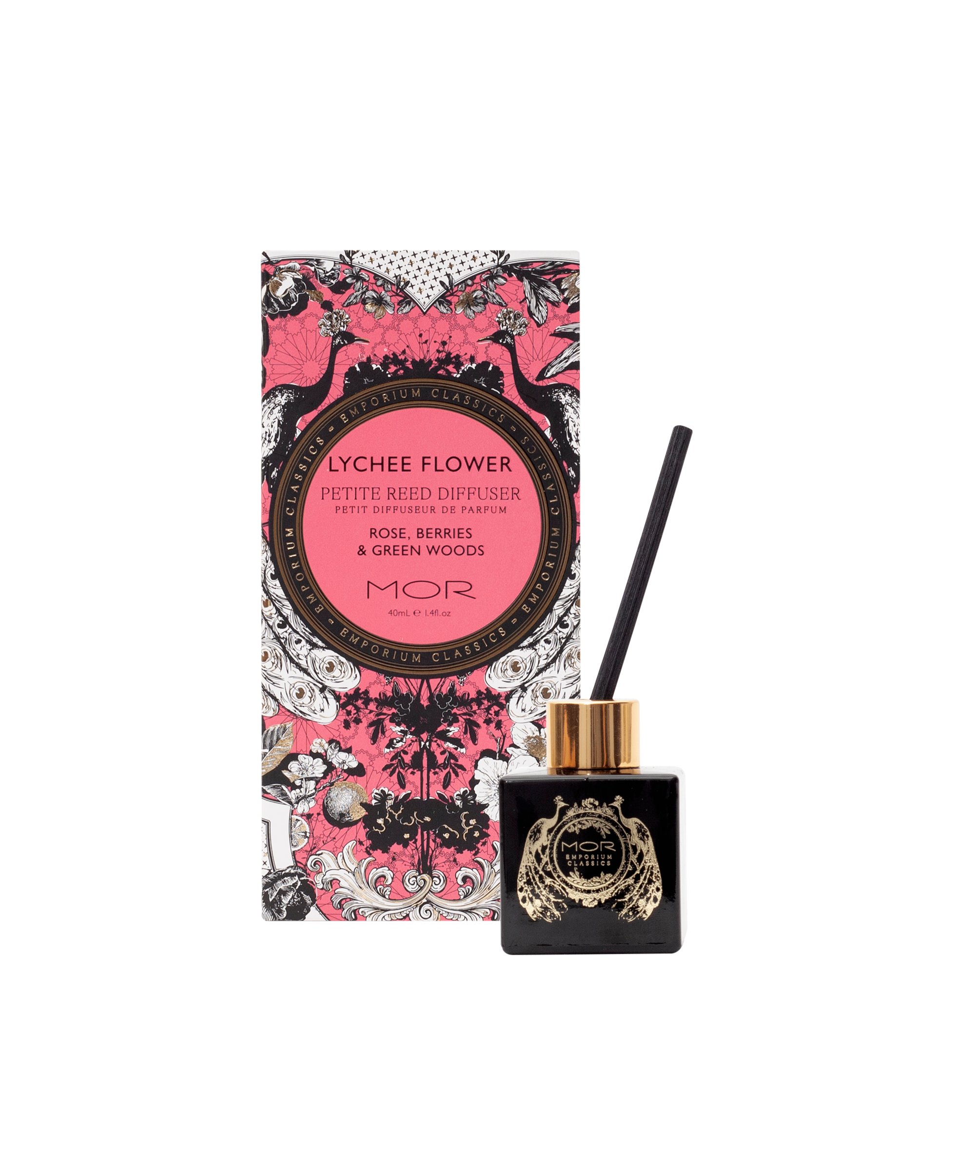 MOR Petite Reed Diffuser Lychee Flower 40ml - Image 1