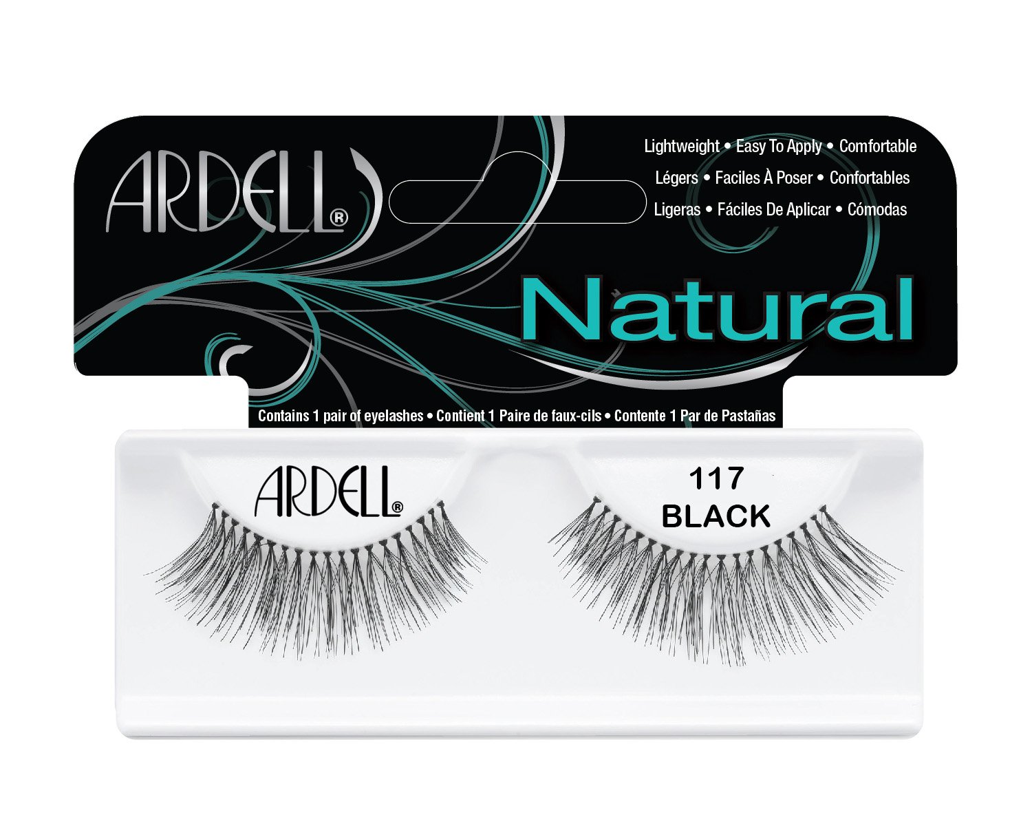 Ardell Natural Lashes 117 Black 1 each