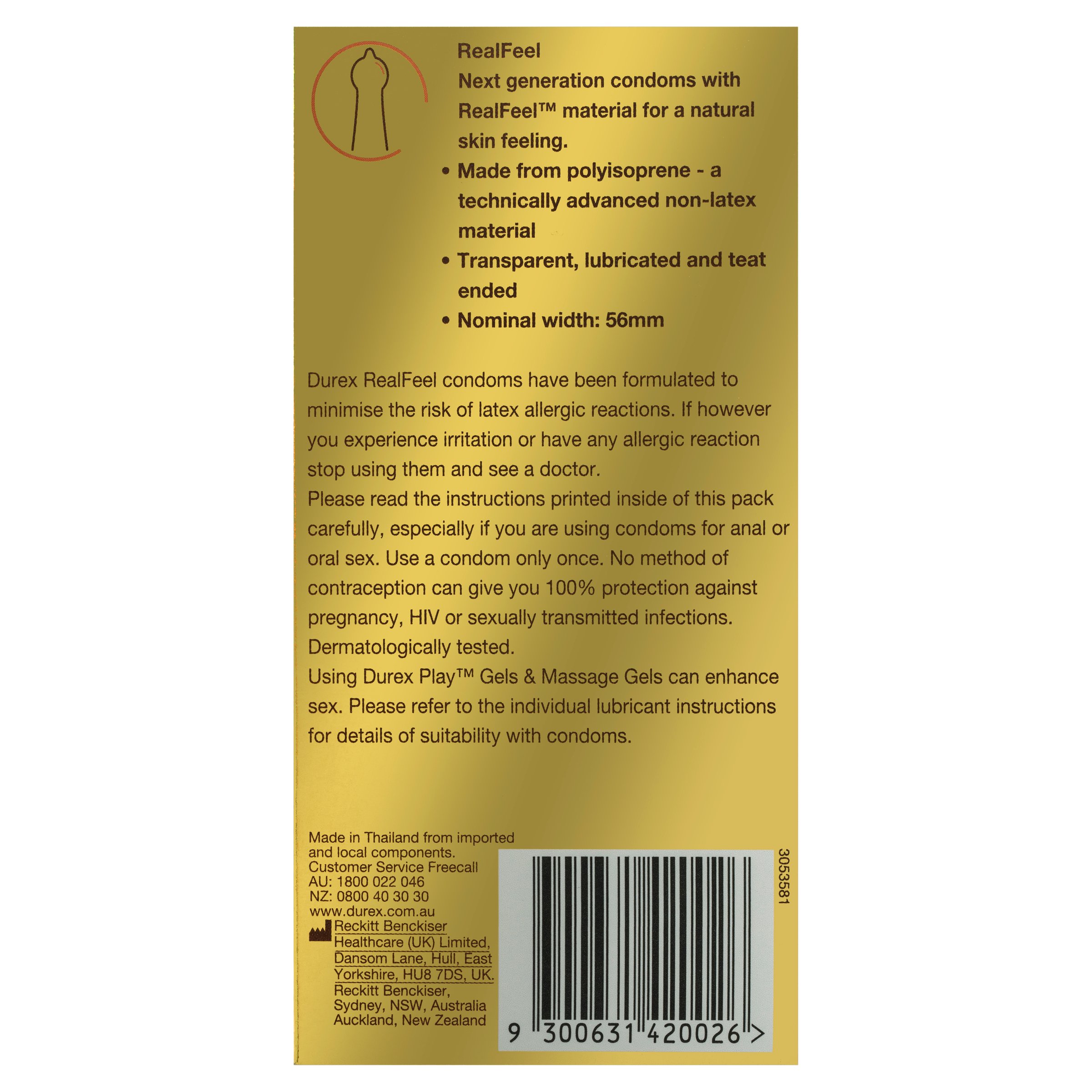 Durex Real Feel Condoms 6 pack - Image 7