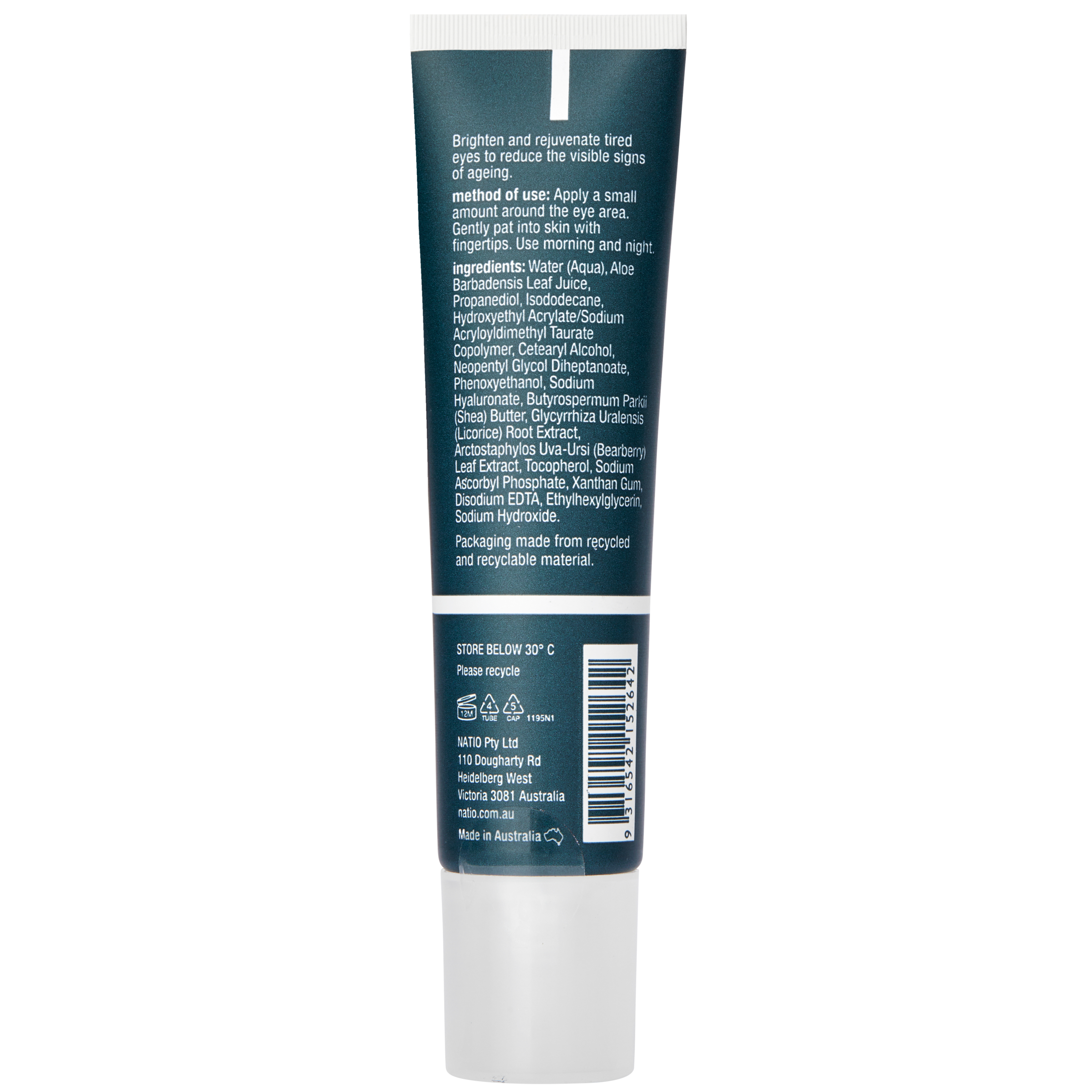 Natio Men Plus Energising Eye Cream 20ml - Image 2