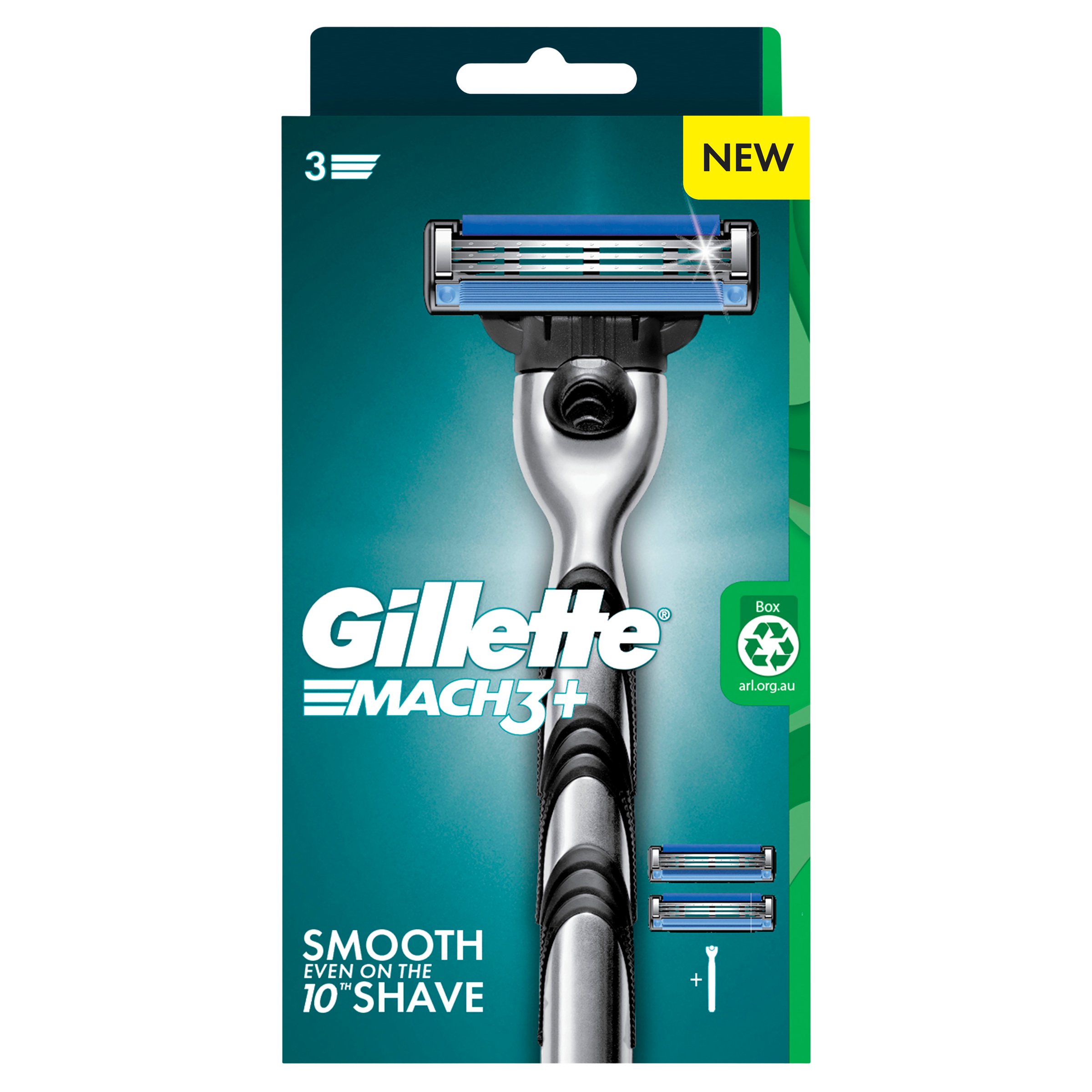 Gillette Mach3+ Razor 2 Up 1 pack - Image 1