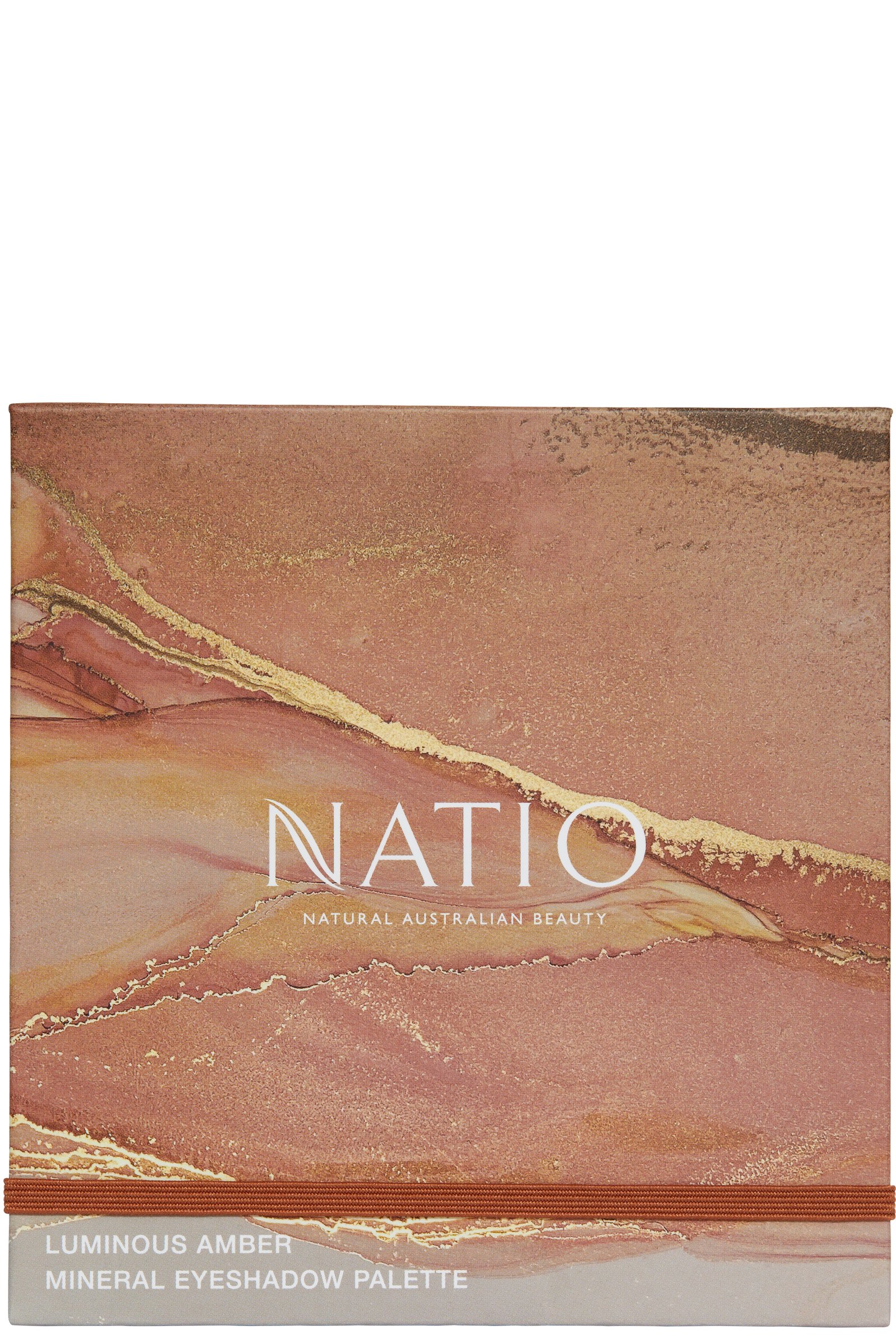 Natio Luminous Amber Mineral Eyeshadow Palette 9g - Image 1