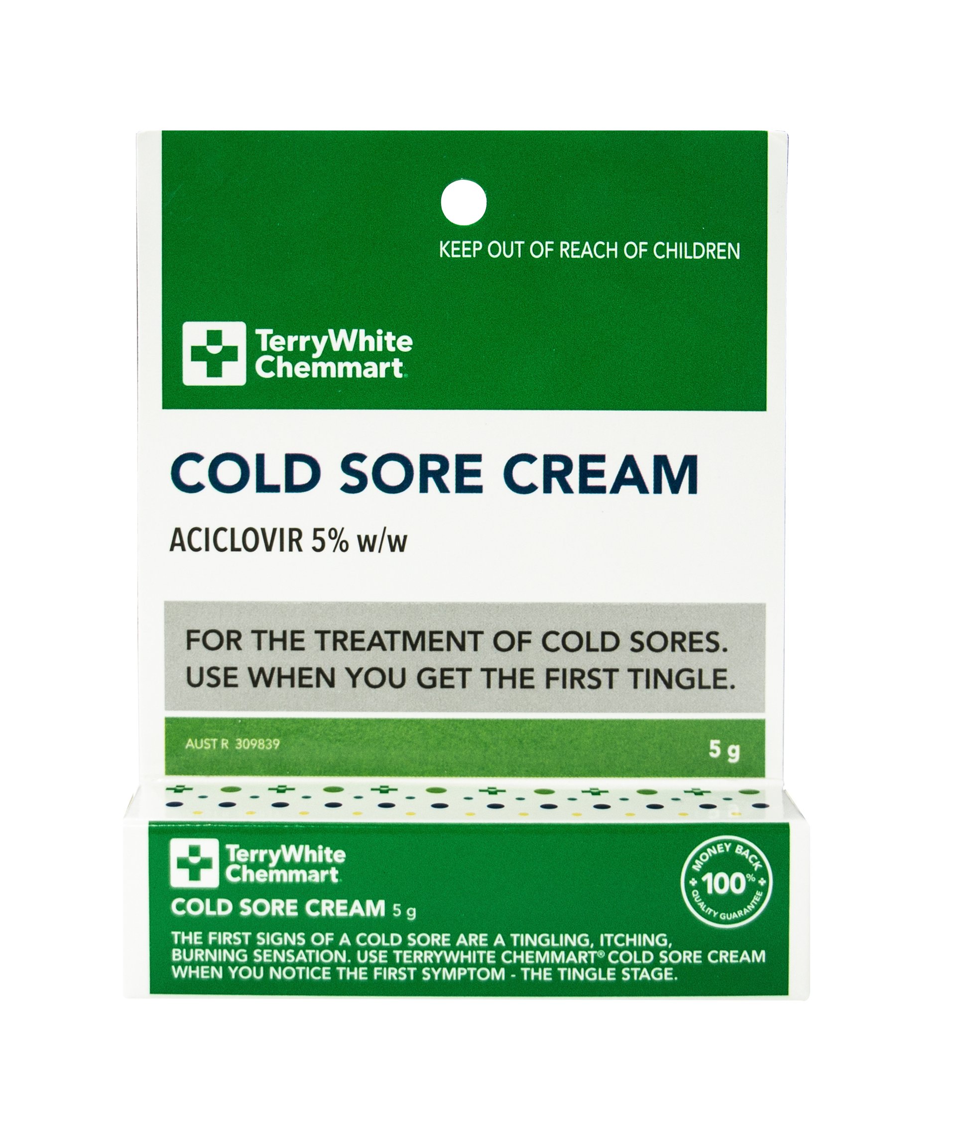 TerryWhite Chemmart Cold Sore Cream 5g - Image 2