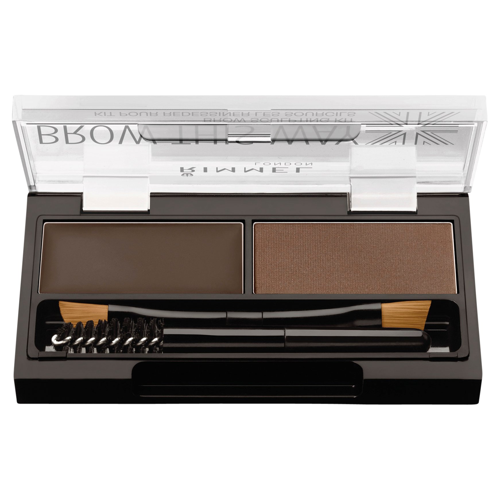 Rimmel Brow This Way Sculpting Kit Dark Brown 1 each