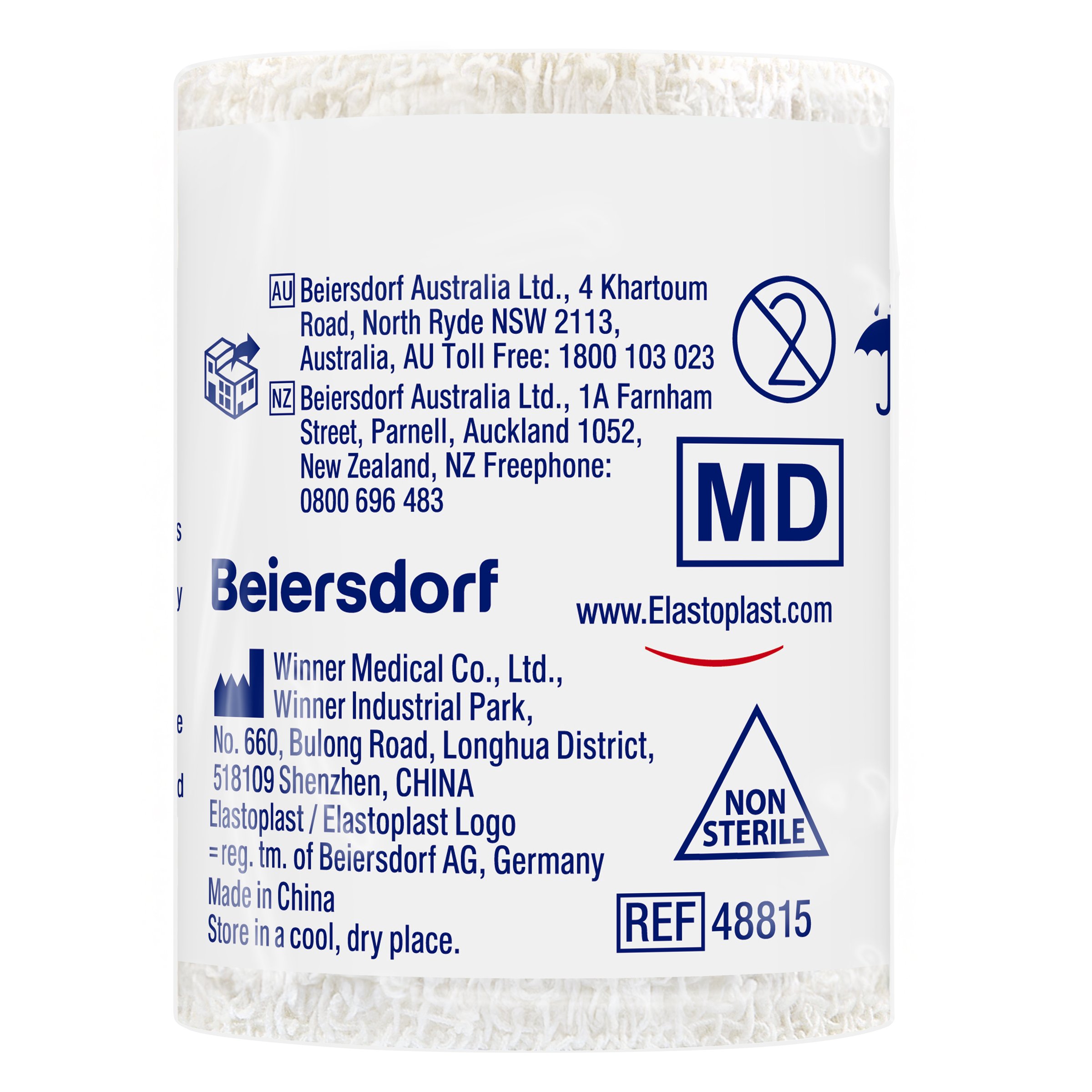 Elastoplast Crepe Bandage Medium Weight 5cm X 1.6m White - 1 roll - Image 4