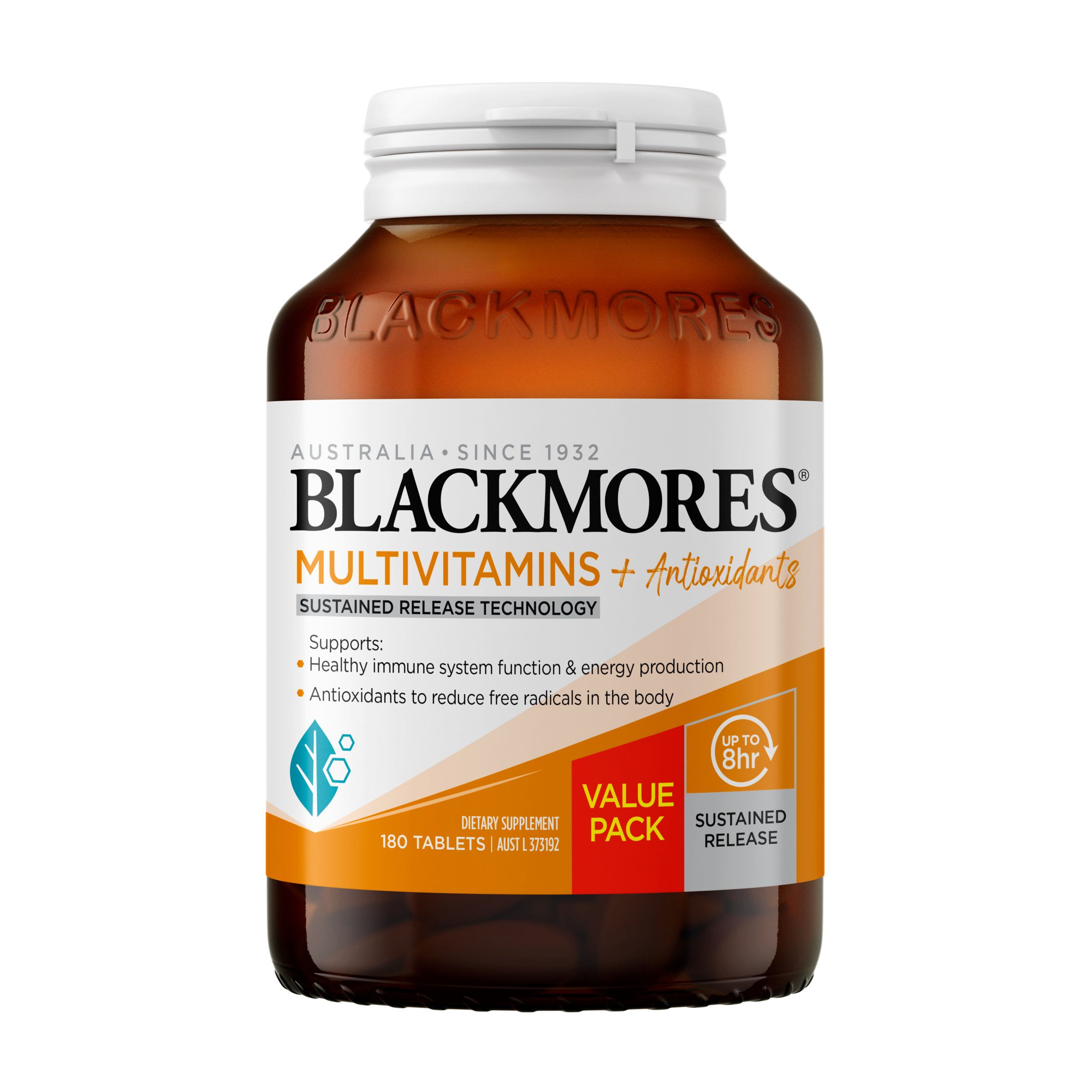 Blackmores Sustained Release Multivitamin + Antioxidants 180 tablets - Image 1