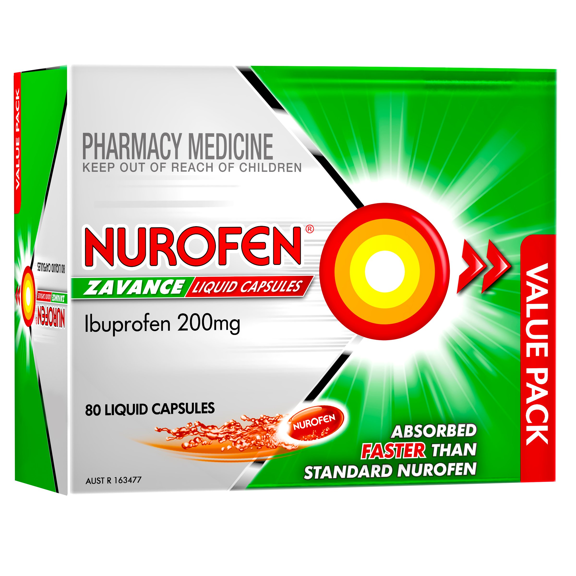 Nurofen Zavance 200mg - 80 liquid capsules - Image 3