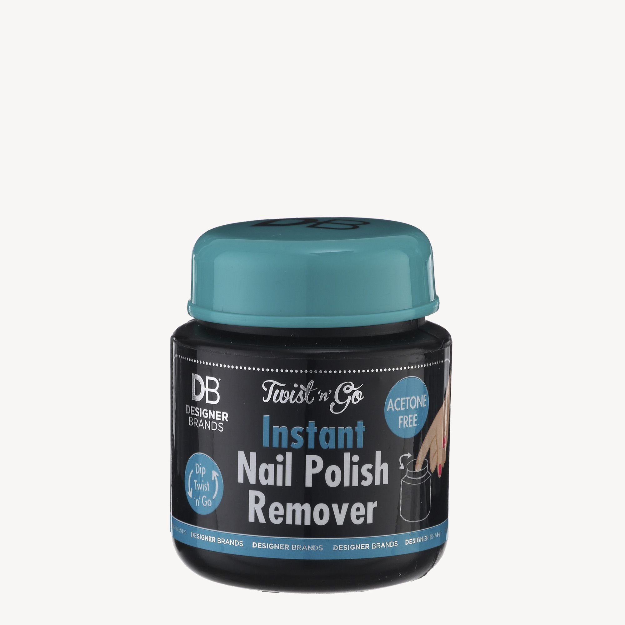 Designer Brands Nail Polish Remover Twist n Go Acetone 1 each