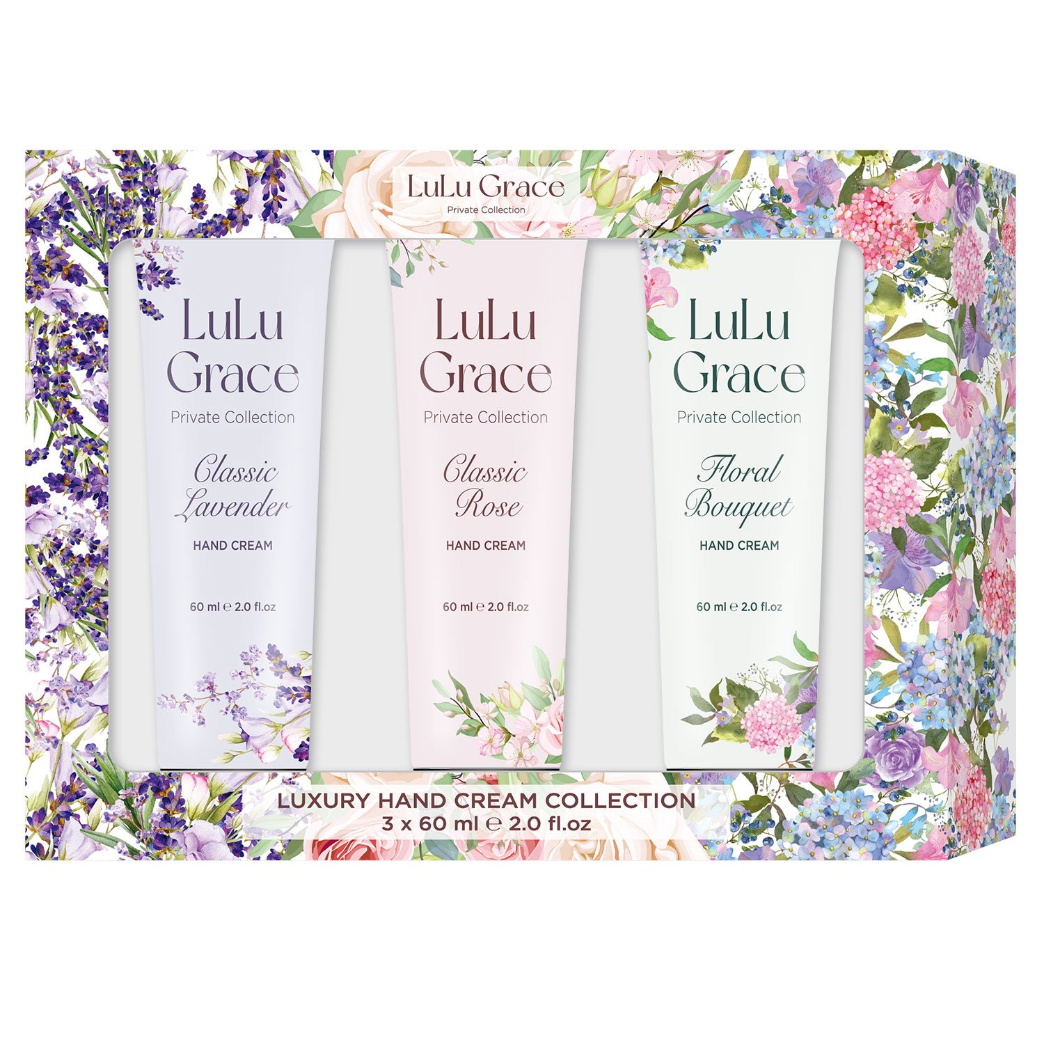 Lulu Grace Floral Collection Hand Cream 60Ml 3 piece