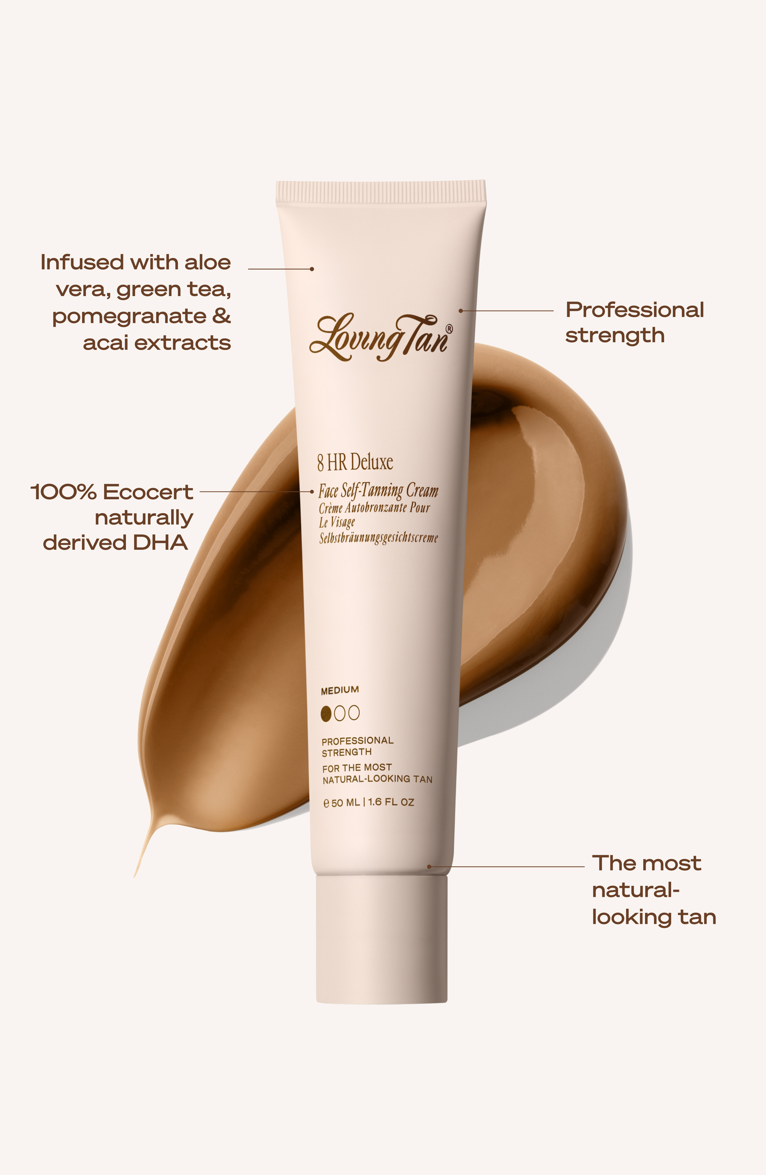 Loving Tan Deluxe Face Tan Medium 50ml - Image 5