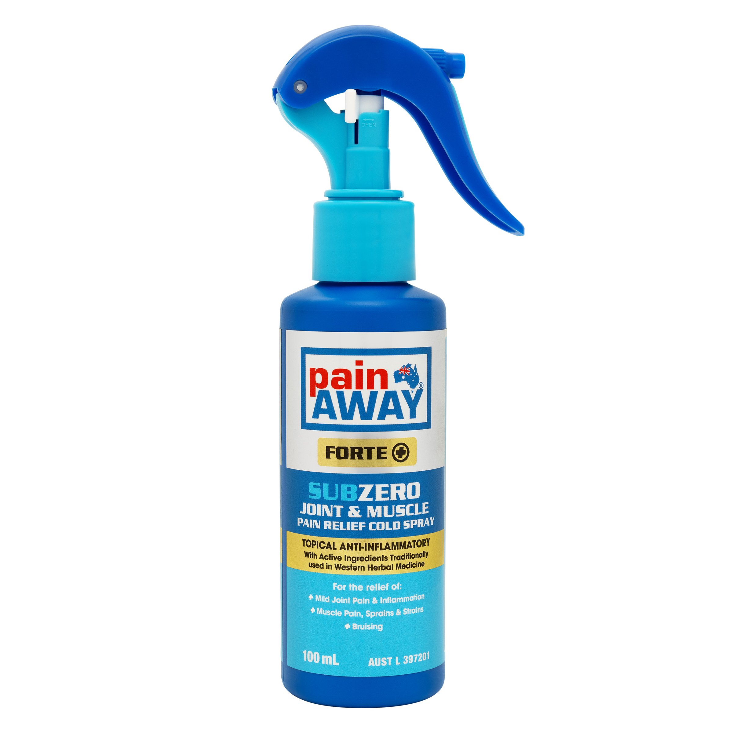 Pain Away Forte+ Sub Zero Pain Relief Cold Spray 100ml - Image 1