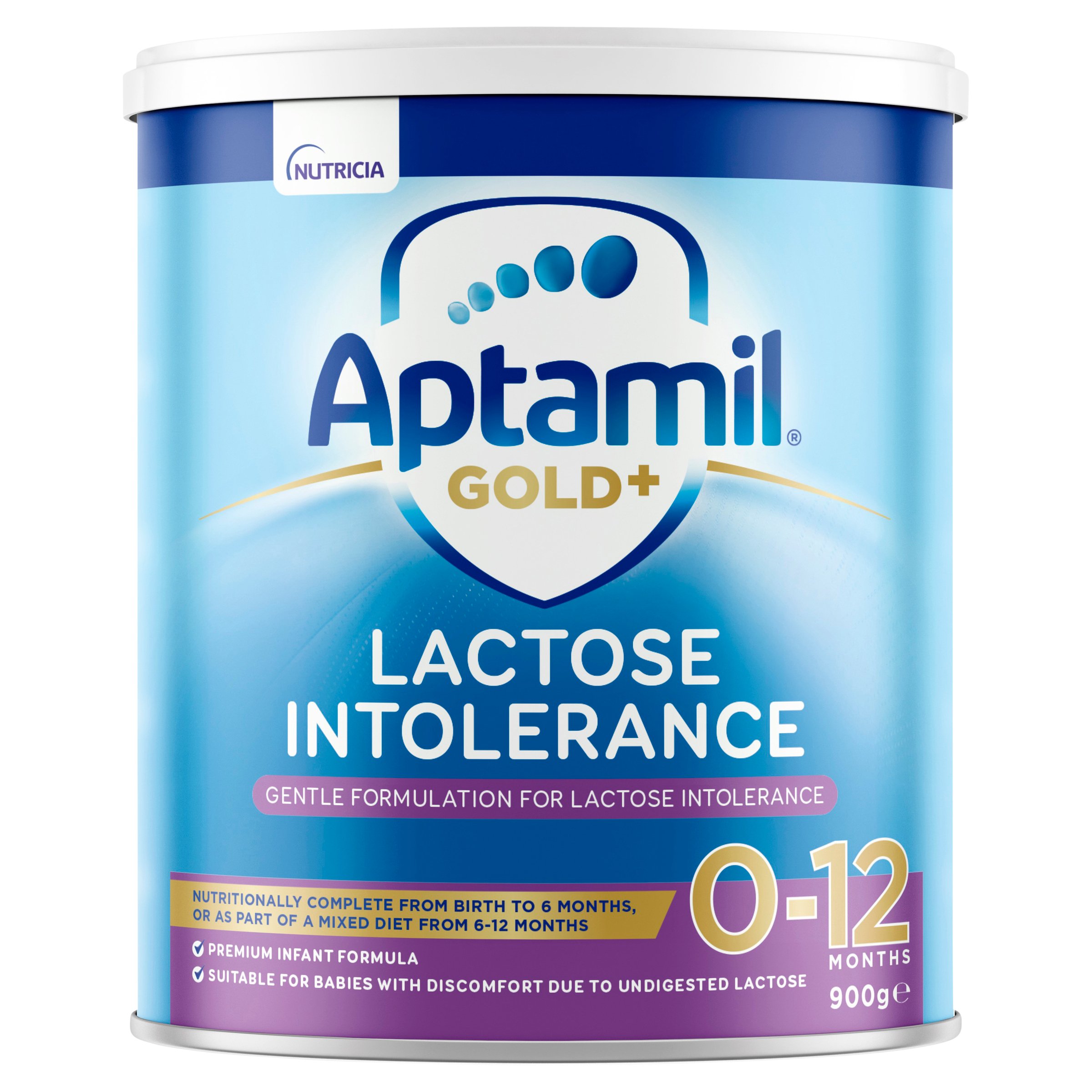 Aptamil Gold + Lactose Intolerance Formula 0-12 Months 900g - Image 1