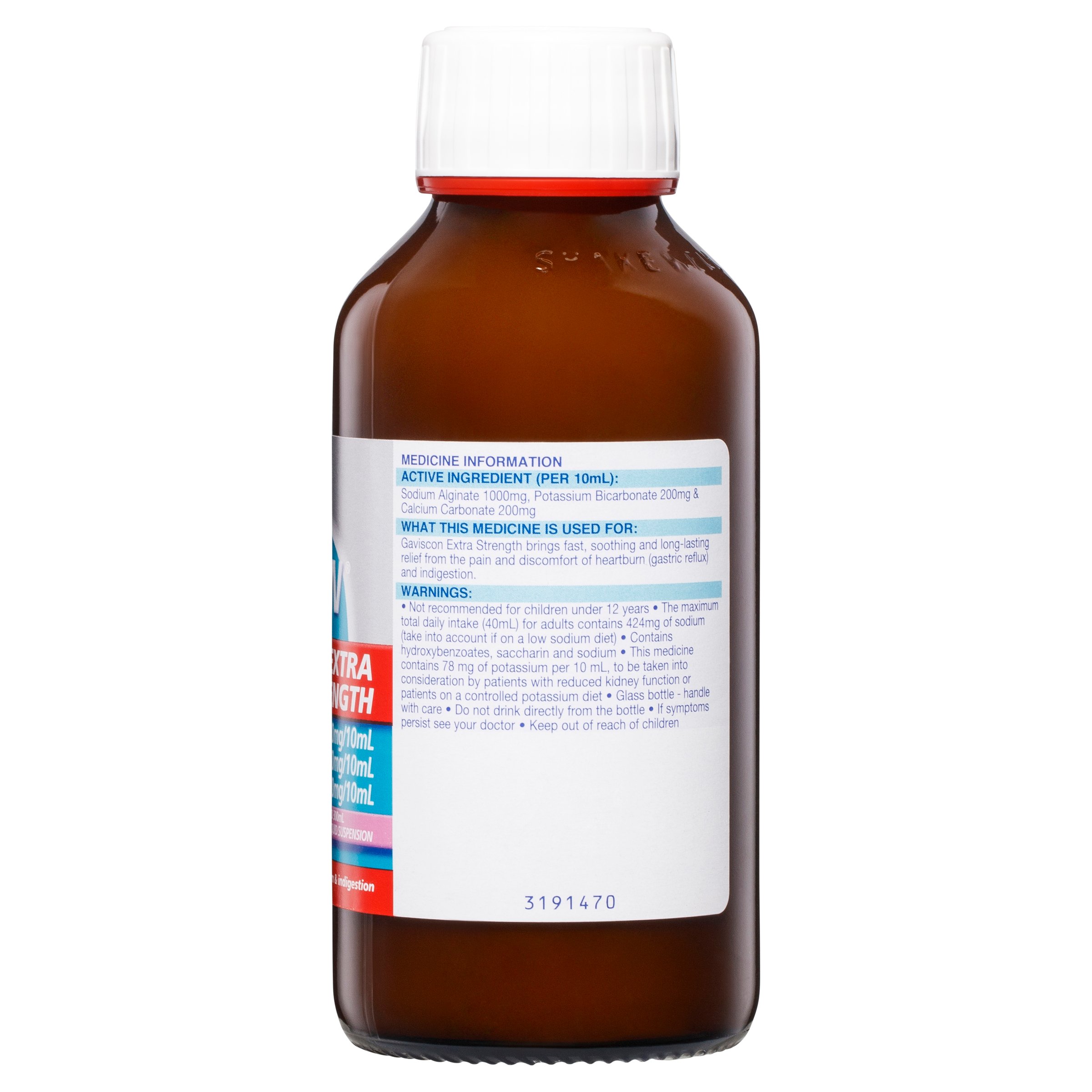 Gaviscon Extra Strength Heartburn And Indigestion Relief Aniseed Liquid 300ml - Image 2