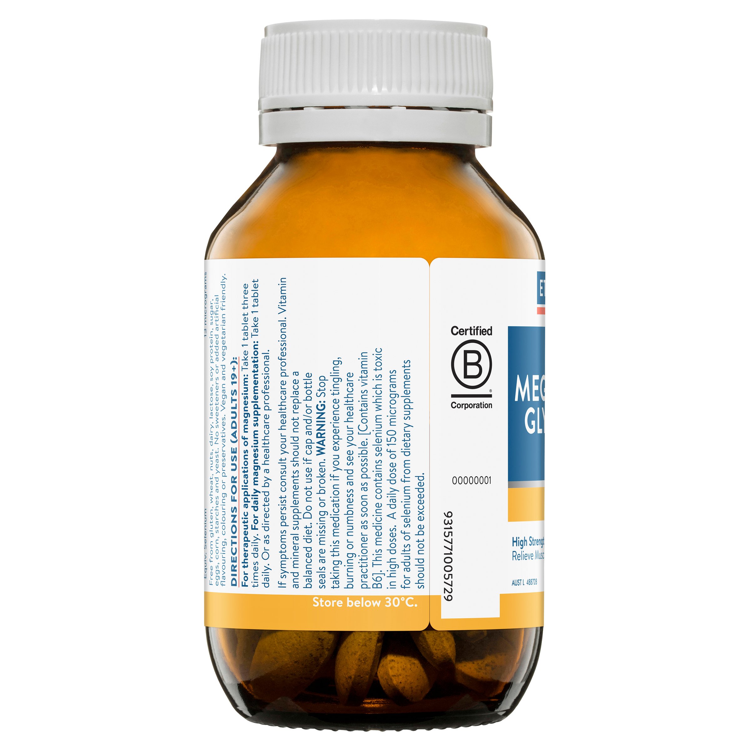 Ethical Nutrients Mega Magnesium Glycinate 5-IN-1 60 Tablets - Image 4