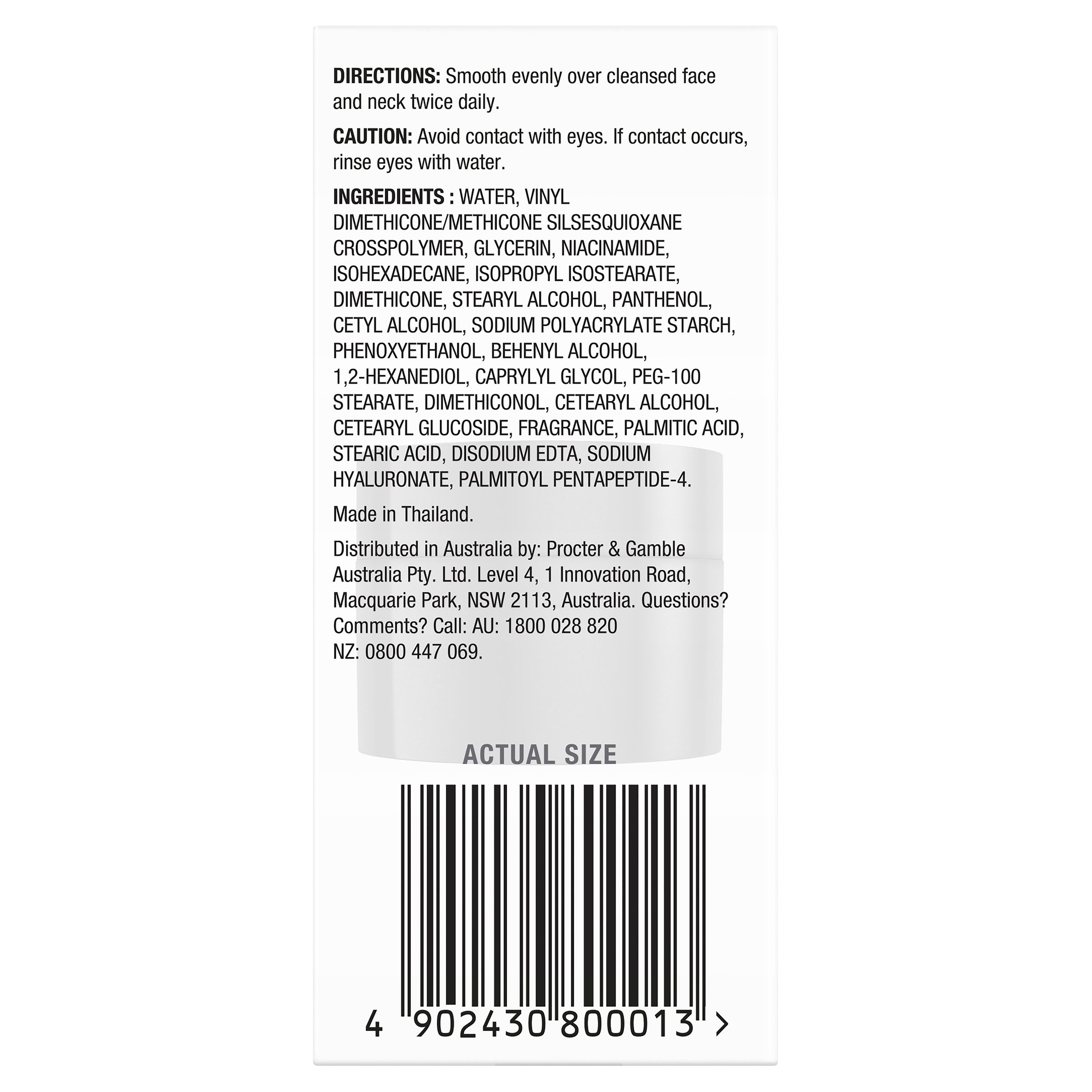 Olay Whips Regenerist Face Cream 10g - Image 3