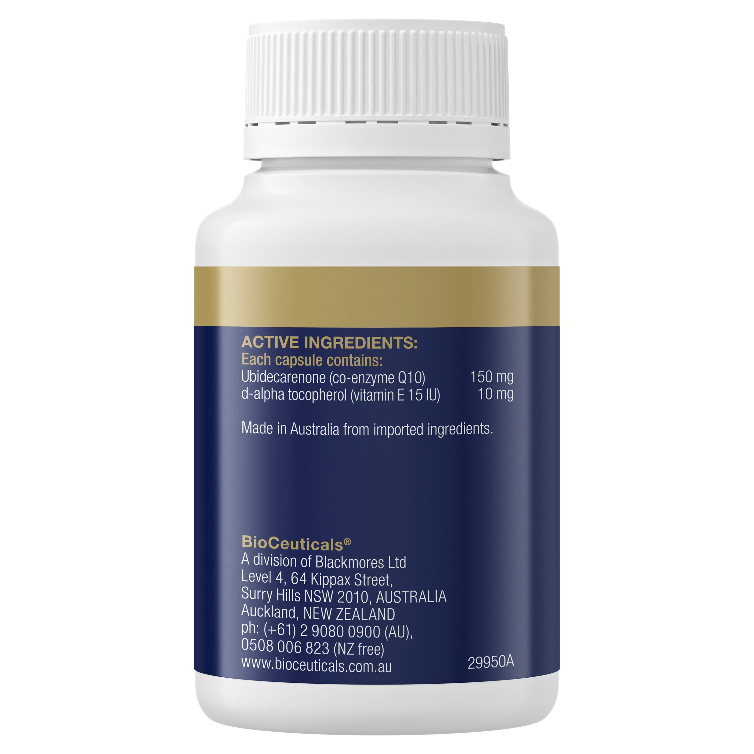 BioCeuticals CoQ10 Excel 150mg - 90 soft capsules - Image 2