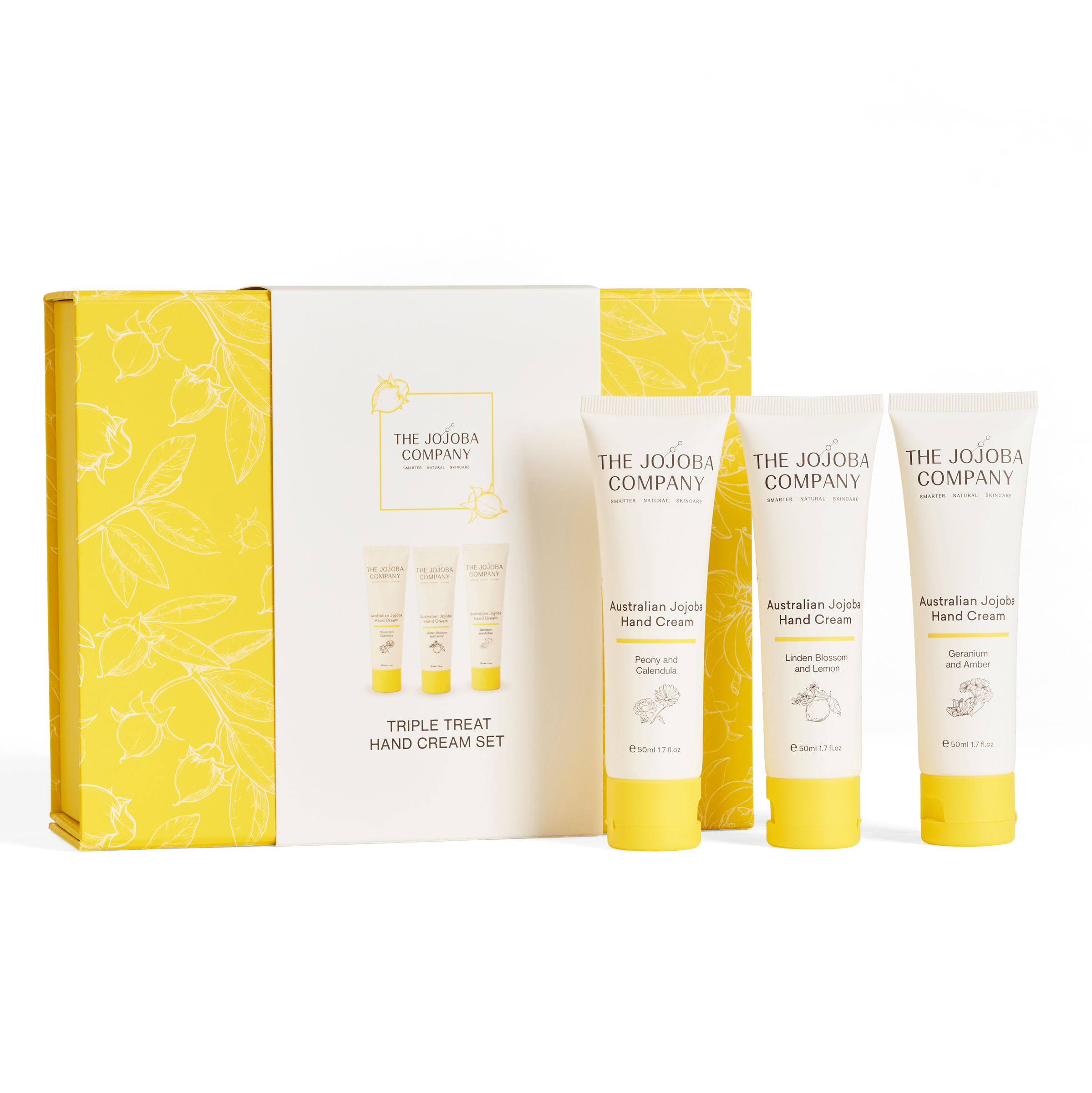 The Jojoba Company Triple Treat Hand Cream 3 piece
